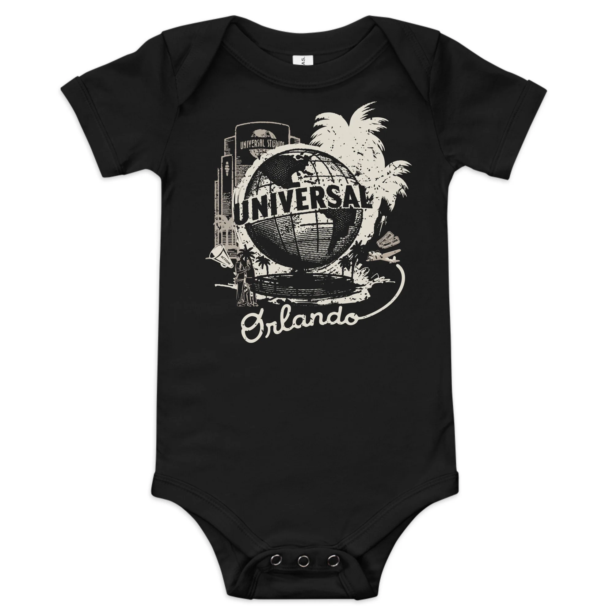Universal Orlando Resort Globe Baby Bodysuit