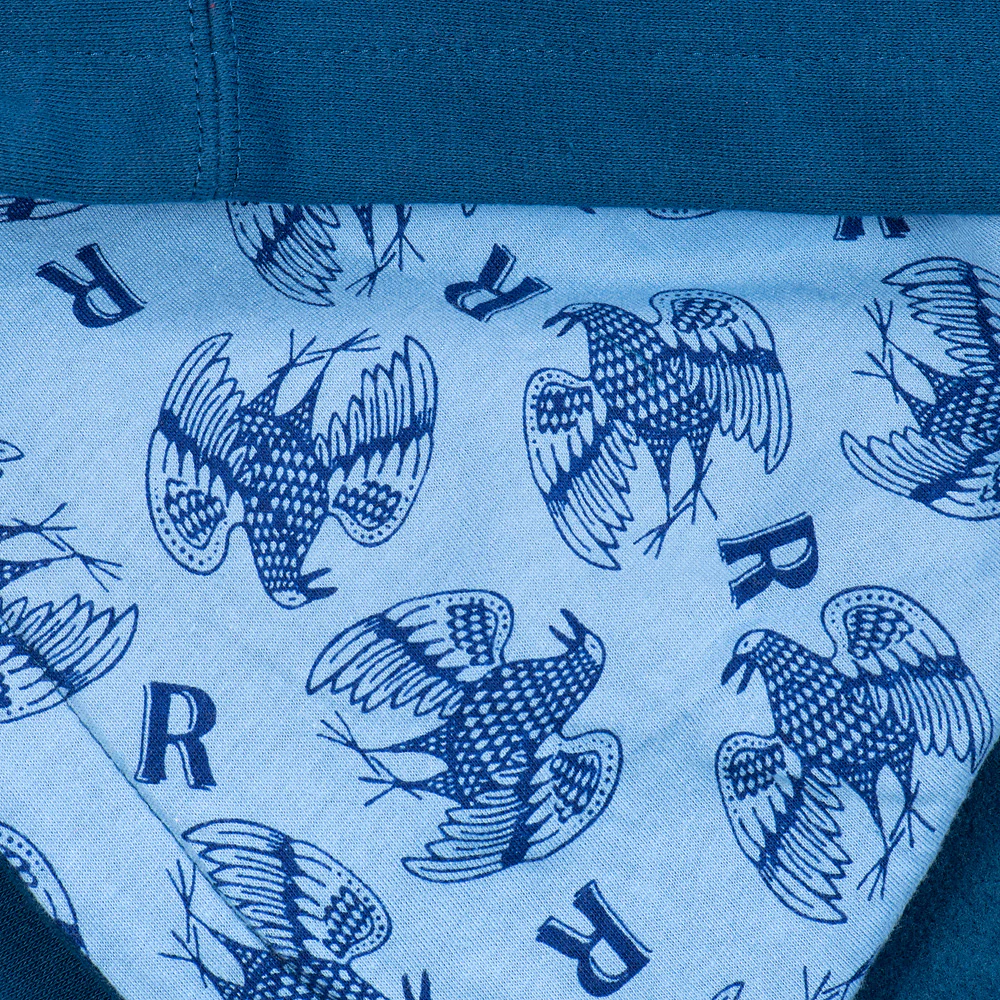 Harry Potter™ Youth Zip-Up Fleece Hoodie of Ravenclaw™ Logo 4 Harry Potter™ Youth Zip-Up Fleece Hoodie of Ravenclaw™ Logo