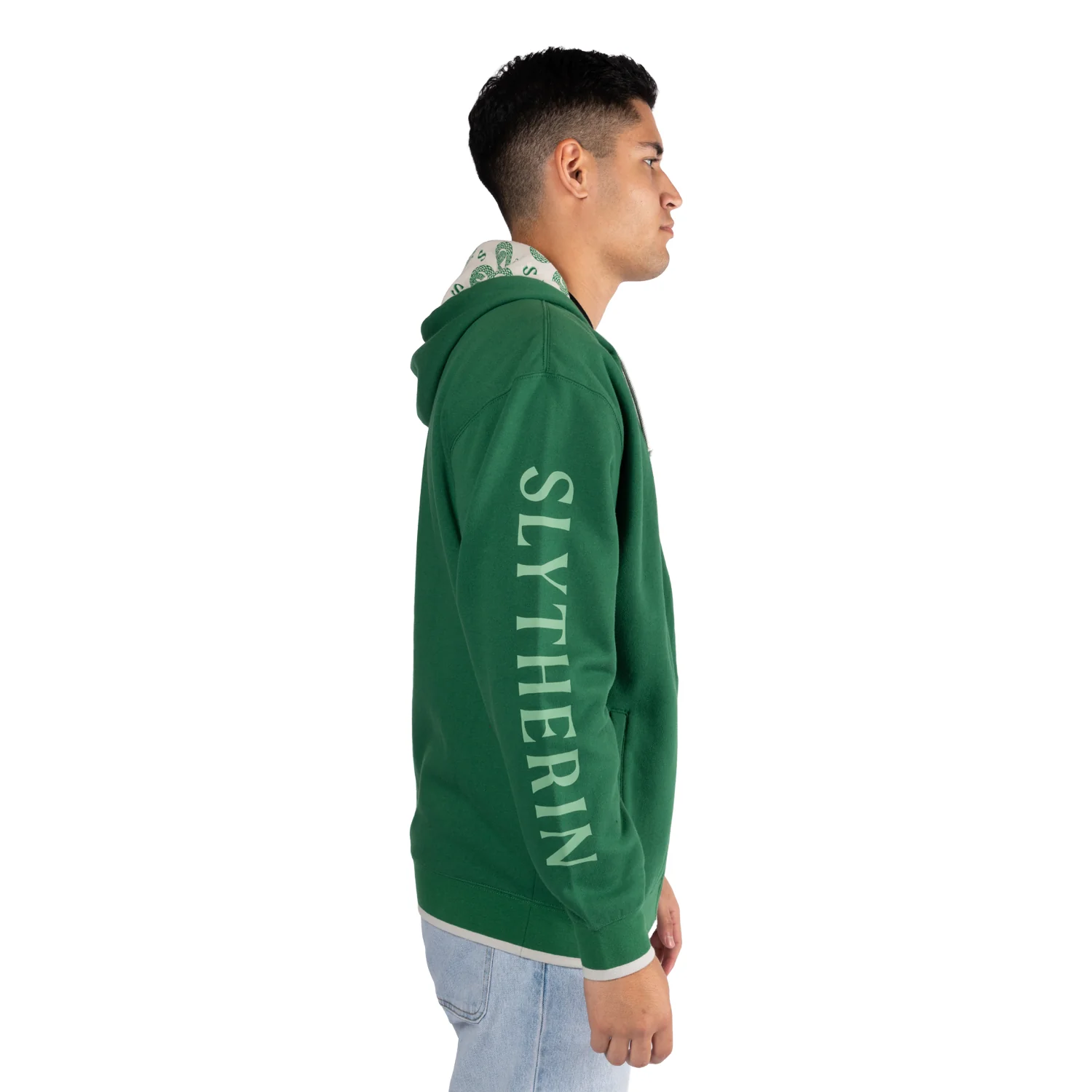 Harry Potter™ Zip-Up Fleece Hoodie - Slytherin™ 7 Harry Potter™ Zip-Up Fleece Hoodie - Slytherin™