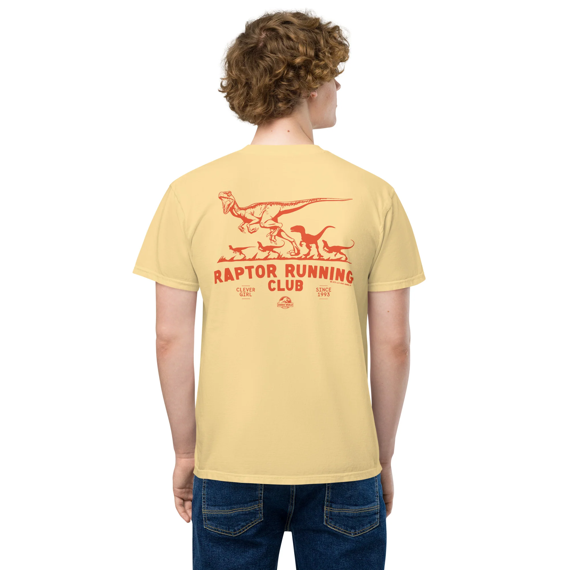 Jurassic World Raptor Running Club Comfort Colors T-Shirt 4 Jurassic World Raptor Running Club Comfort Colors T-Shirt