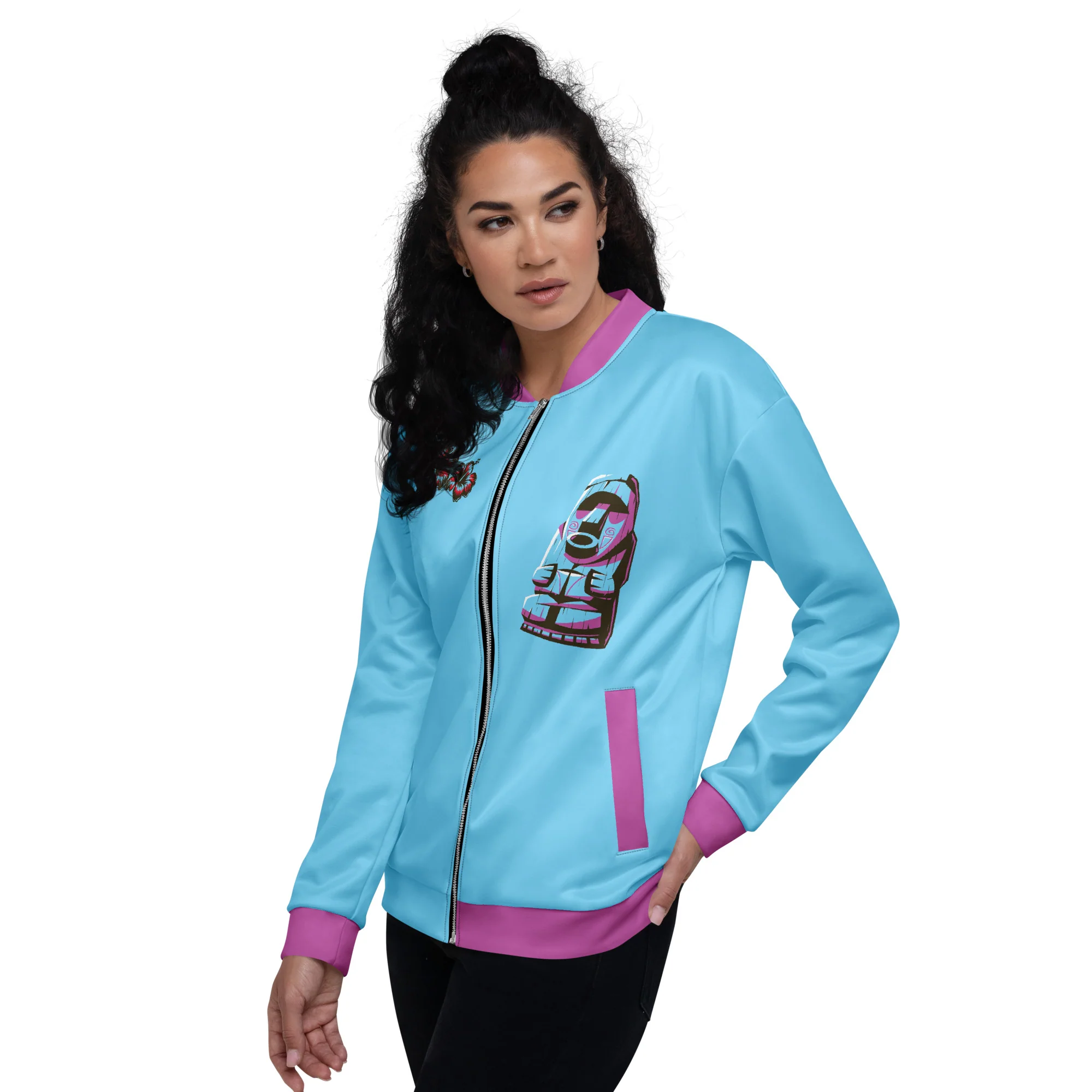 Universal Volcano Bay Water is Life, Life is Joy Bomber Jacket