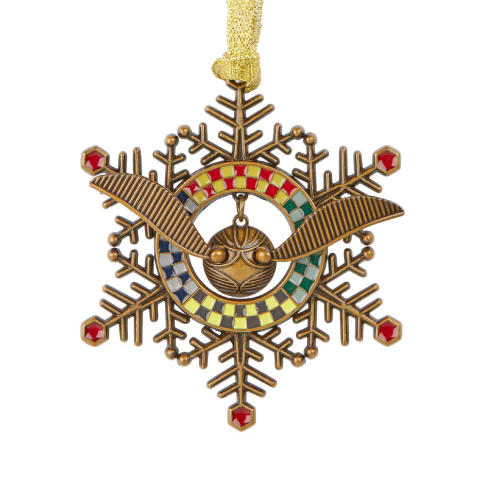 Golden Snitch™ Snowflake Ornament