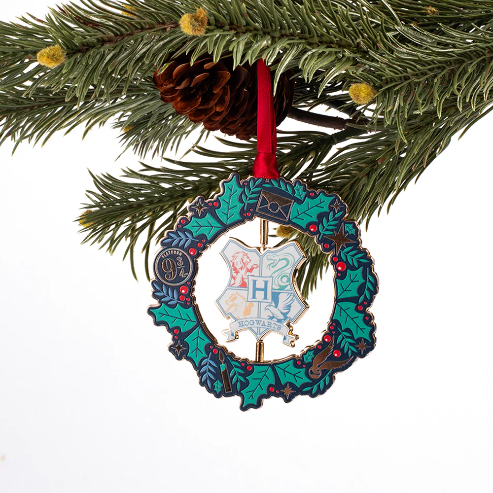 Harry Potter™ Holiday Spinning Ornament Hogwarts™ 3 Harry Potter™ Holiday Spinning Ornament Hogwarts™