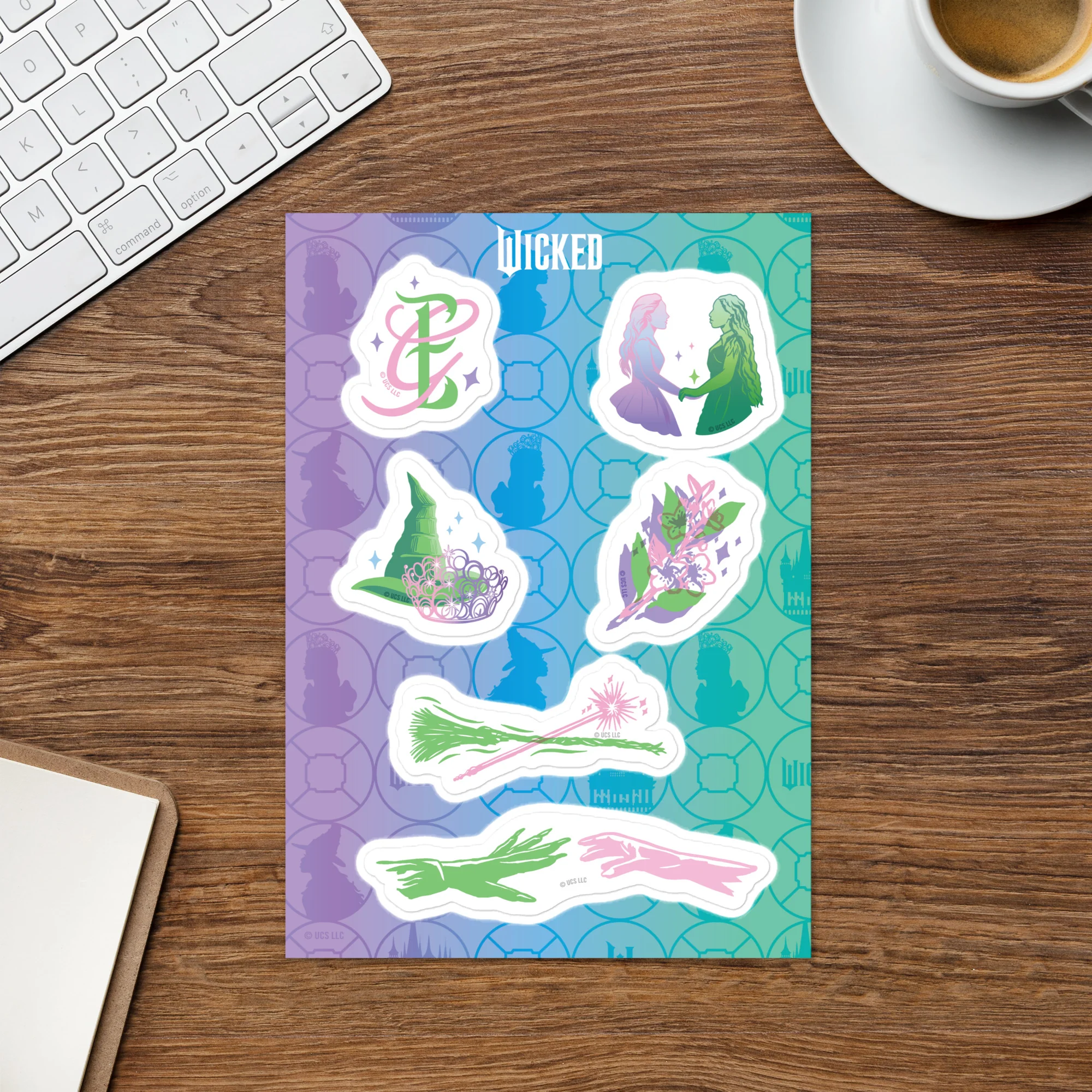 Wicked: For Good Sticker Sheet of Icons