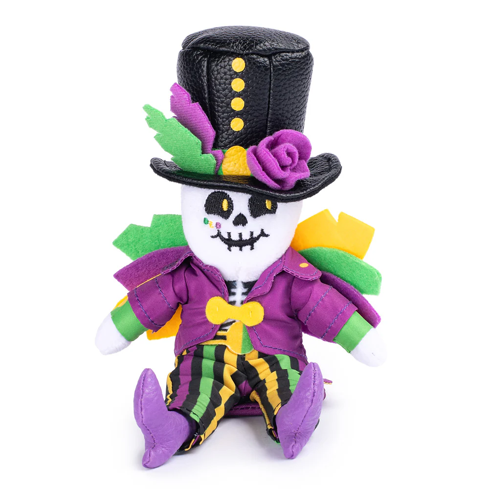 Mardi Gras Shoulder Plush of Baron Tonton 4 Mardi Gras Shoulder Plush of Baron Tonton
