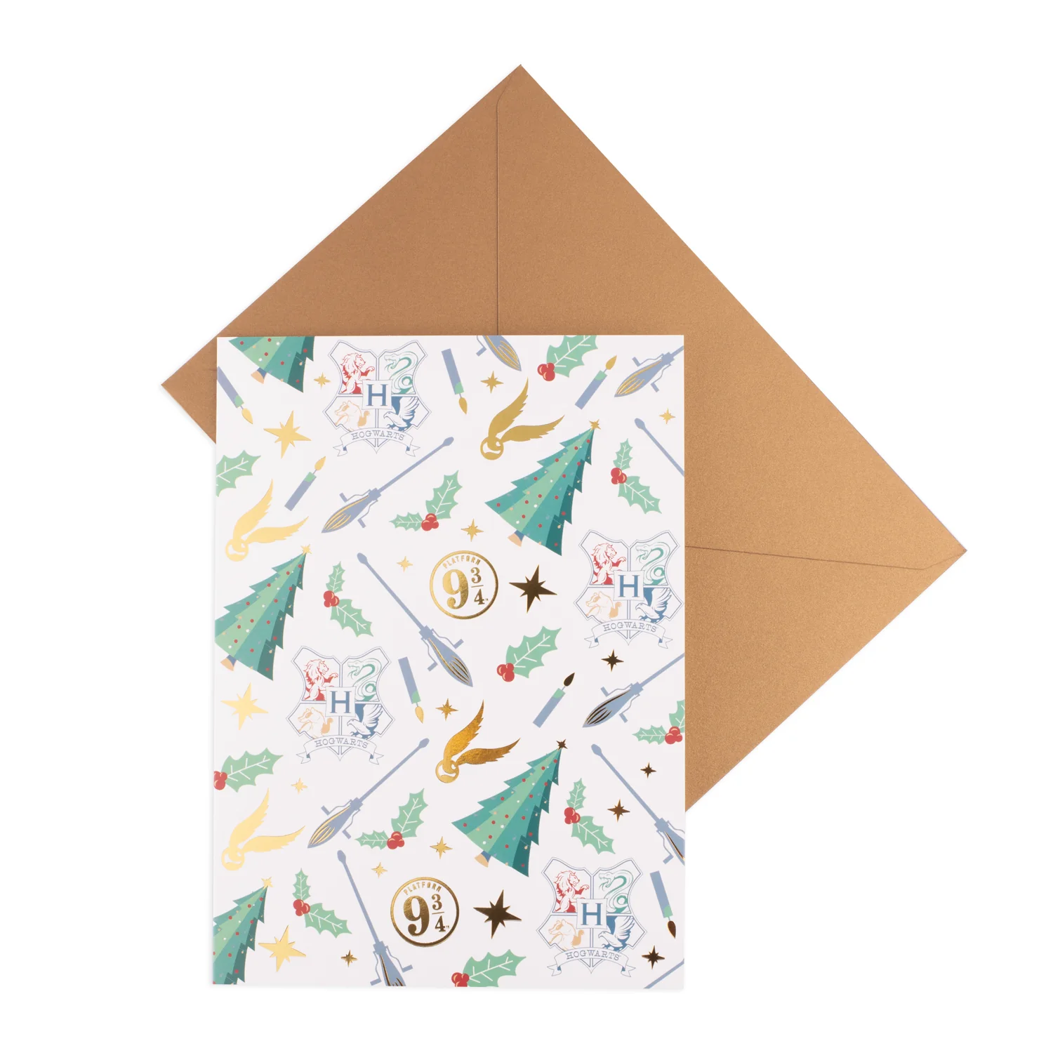 Harry Potter™ Holiday Greeting Card Holiday Patterned