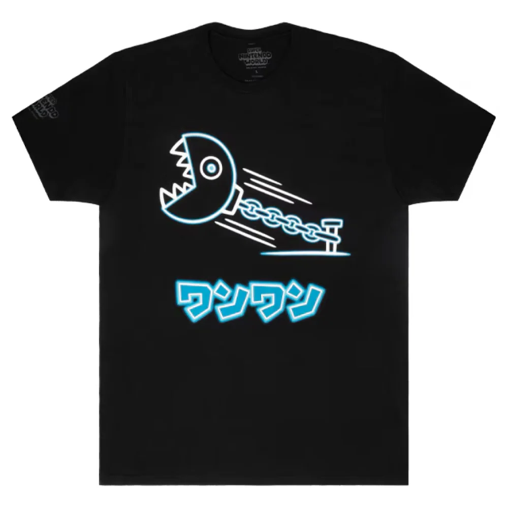 SUPER NINTENDO WORLD™ Neon Chain Chomp T-Shirt