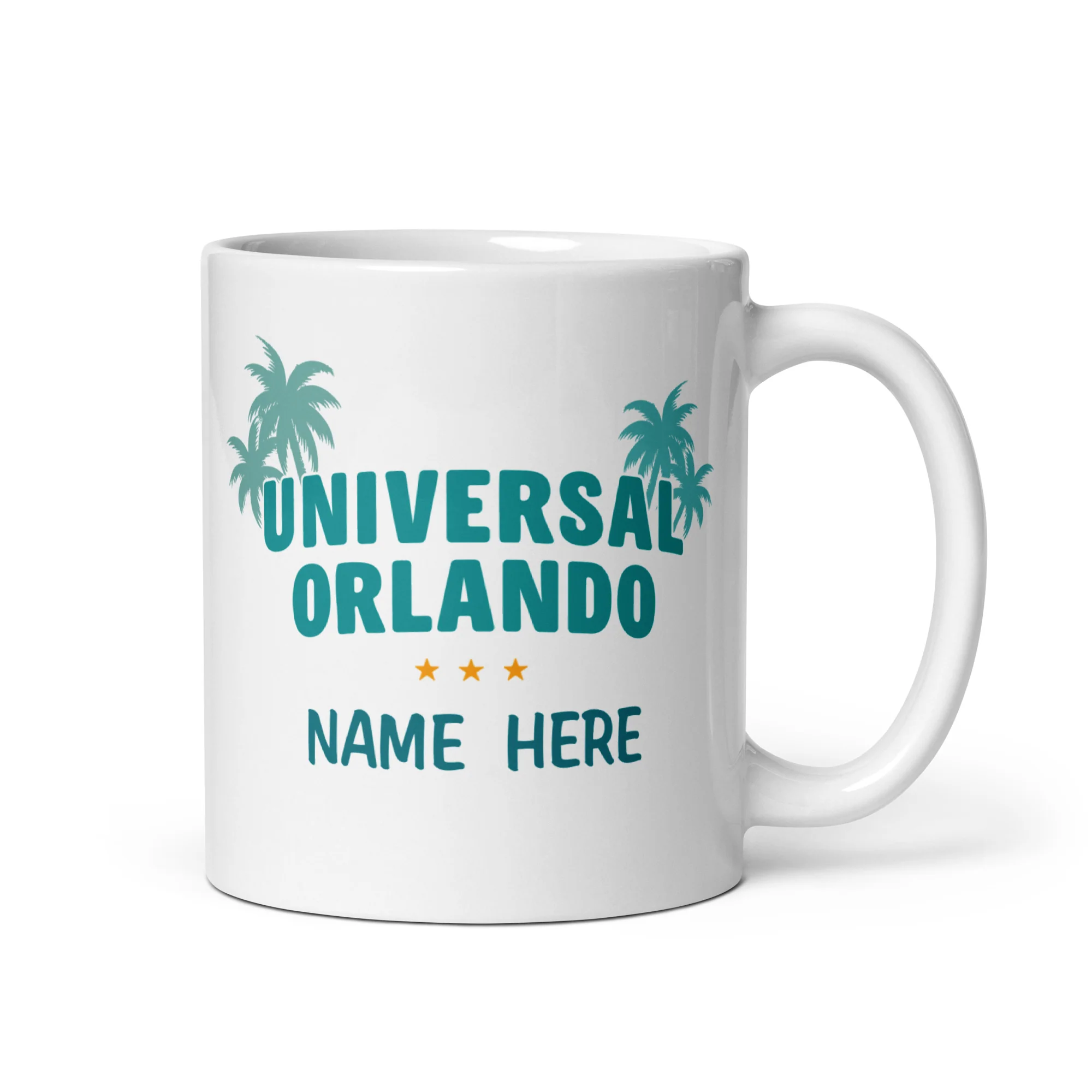 Universal Orlando Resort Vintage Globe Personalized Mug 2 Universal Orlando Resort Vintage Globe Personalized Mug