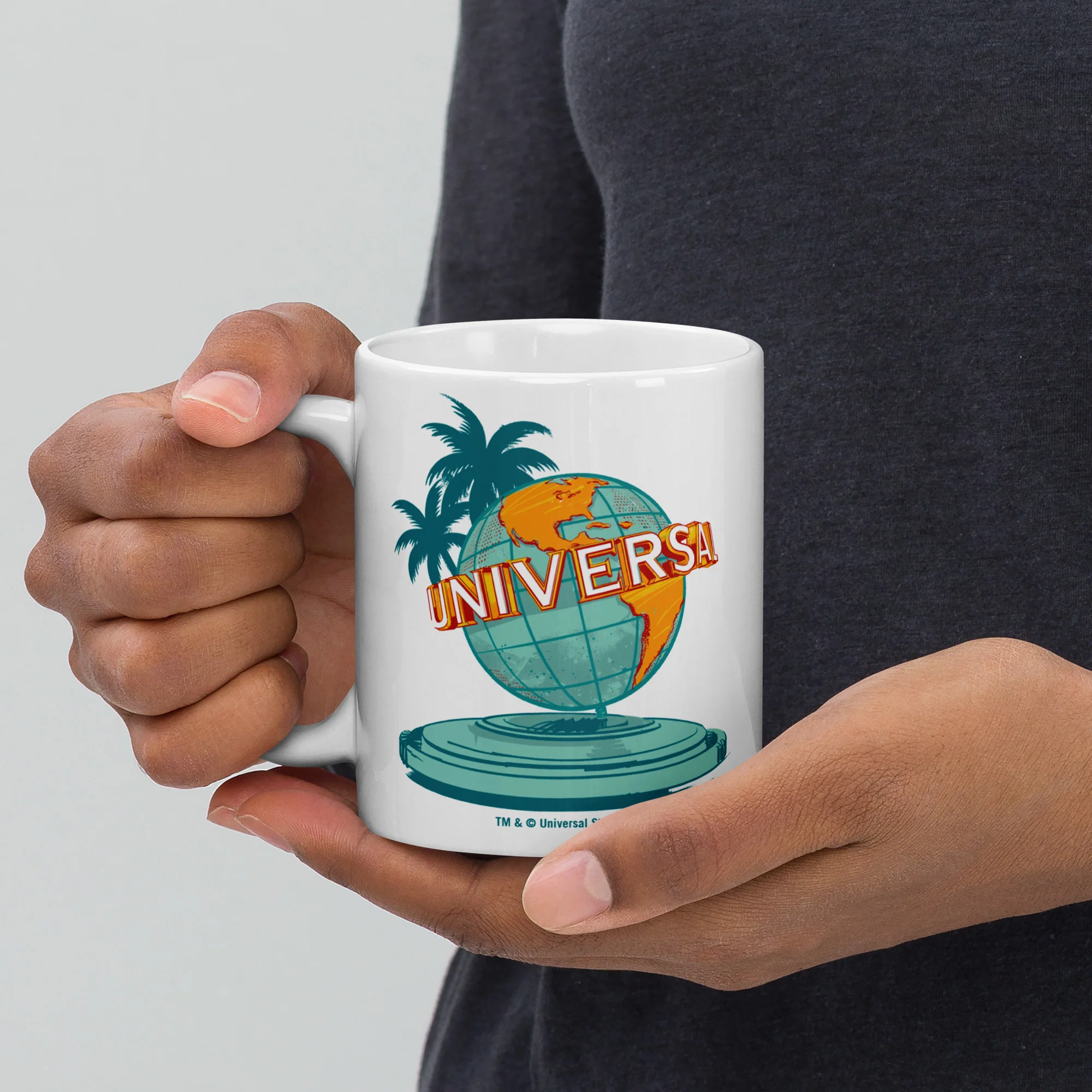Universal Orlando Resort Vintage Globe Personalized Mug 4 Universal Orlando Resort Vintage Globe Personalized Mug