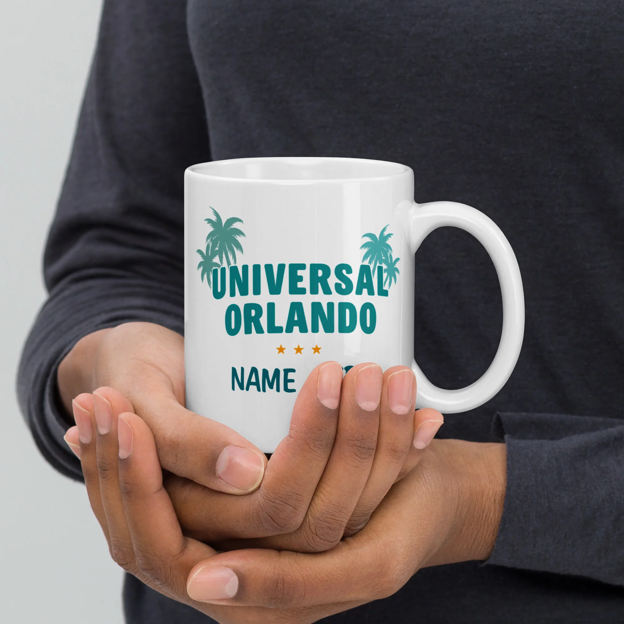 Universal Orlando Resort Vintage Globe Personalized Mug 5 Universal Orlando Resort Vintage Globe Personalized Mug