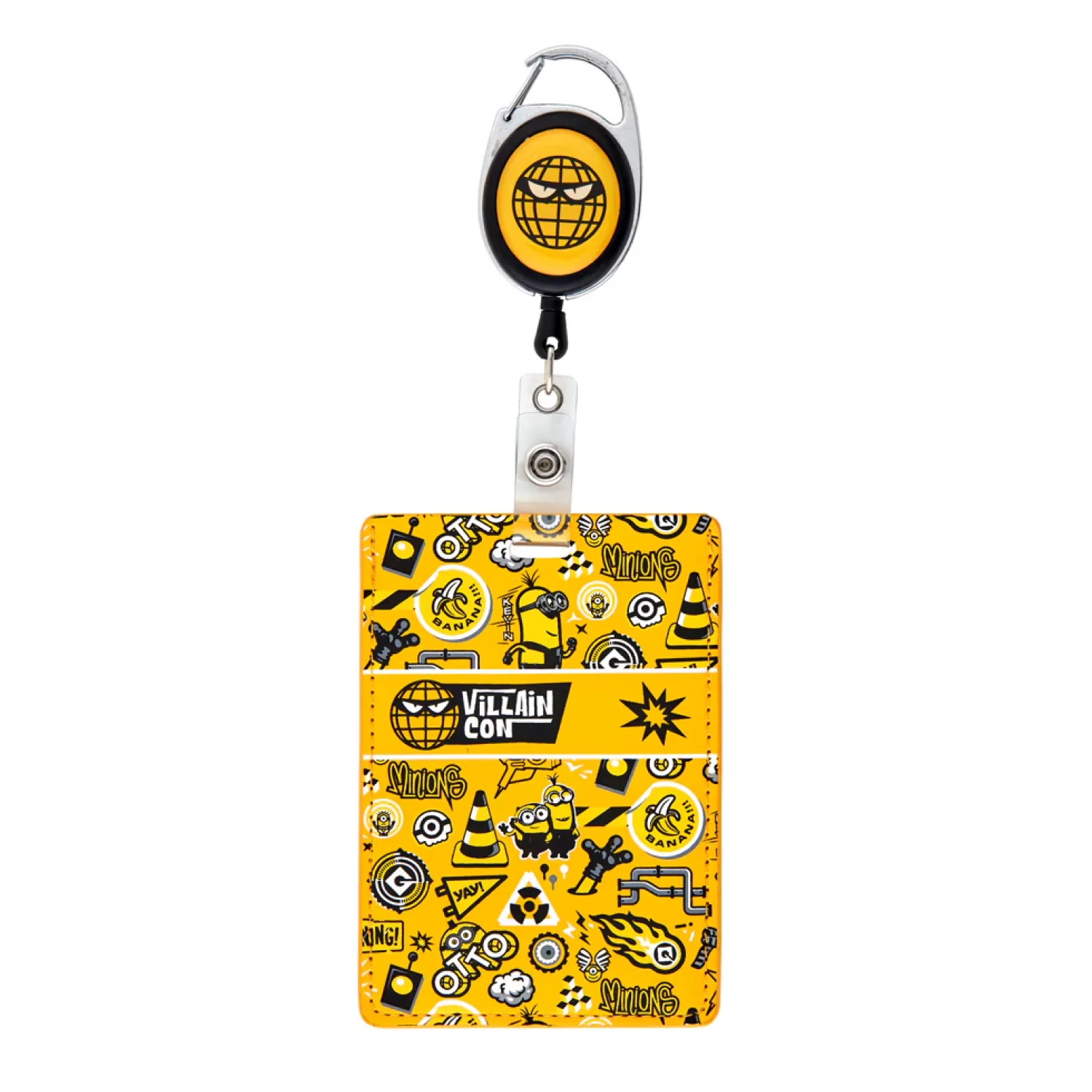 Villain-Con International Black & Yellow Badge Reel