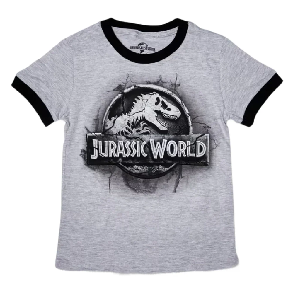 Jurassic World Stone Logo Youth T-Shirt 4 Jurassic World Stone Logo Youth T-Shirt