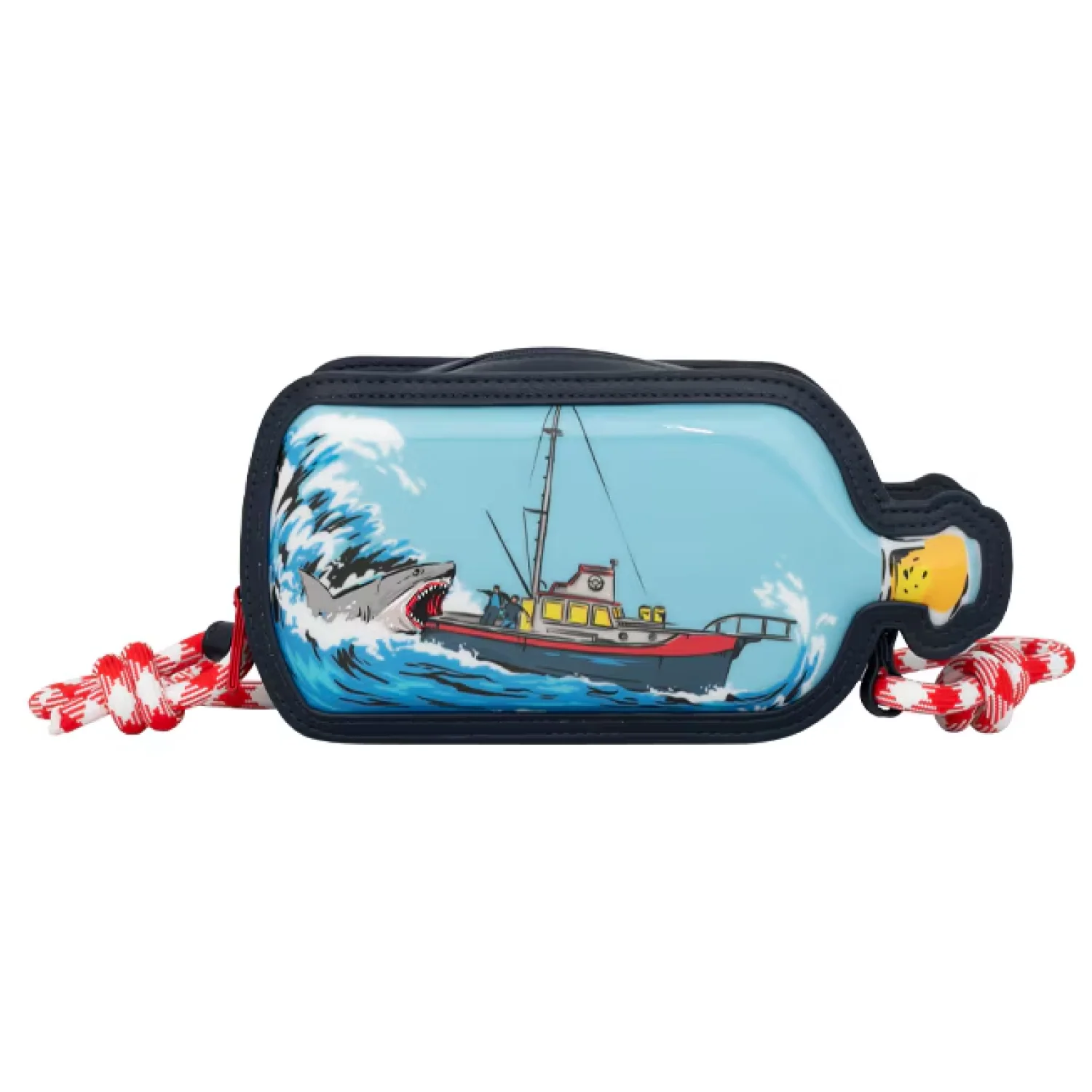 Jaws 50th Anniversary Nautical Bottle Crossbody Bag