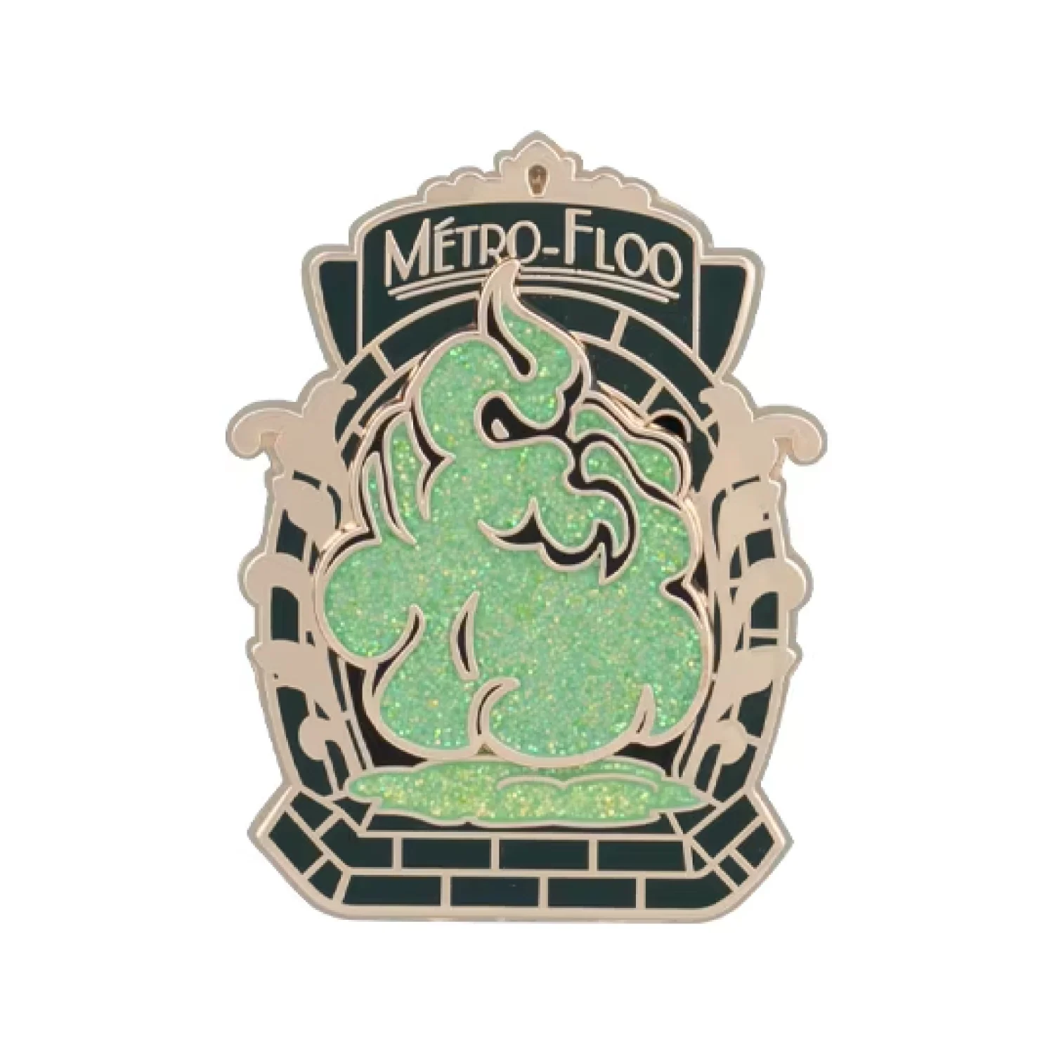 Métro-Floo Glow-In-The-Dark Slider Pin