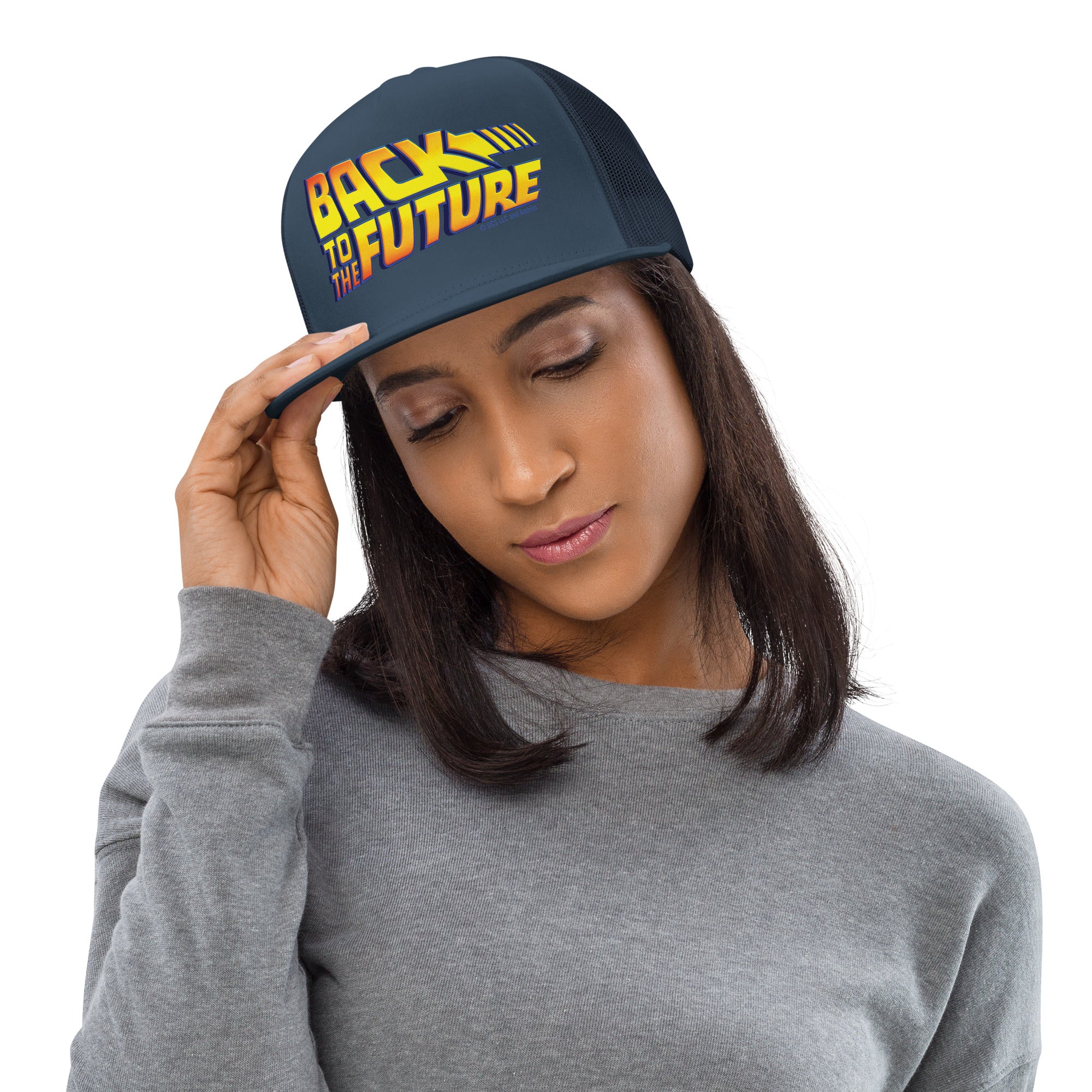 Back to the Future Logo Trucker Hat