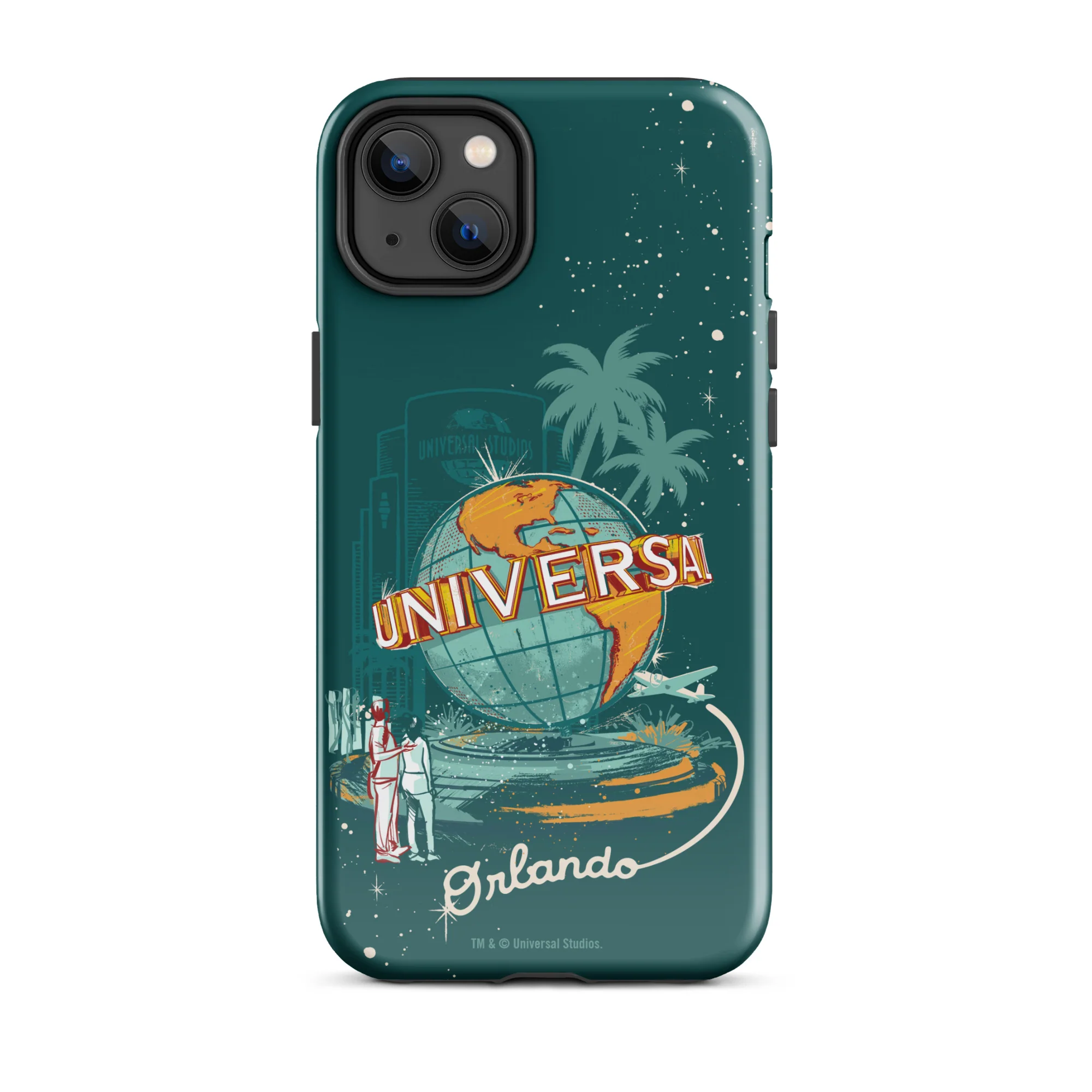 Universal Orlando Resort Vintage Globe iPhone Tough Case 16 Universal Orlando Resort Vintage Globe iPhone Tough Case