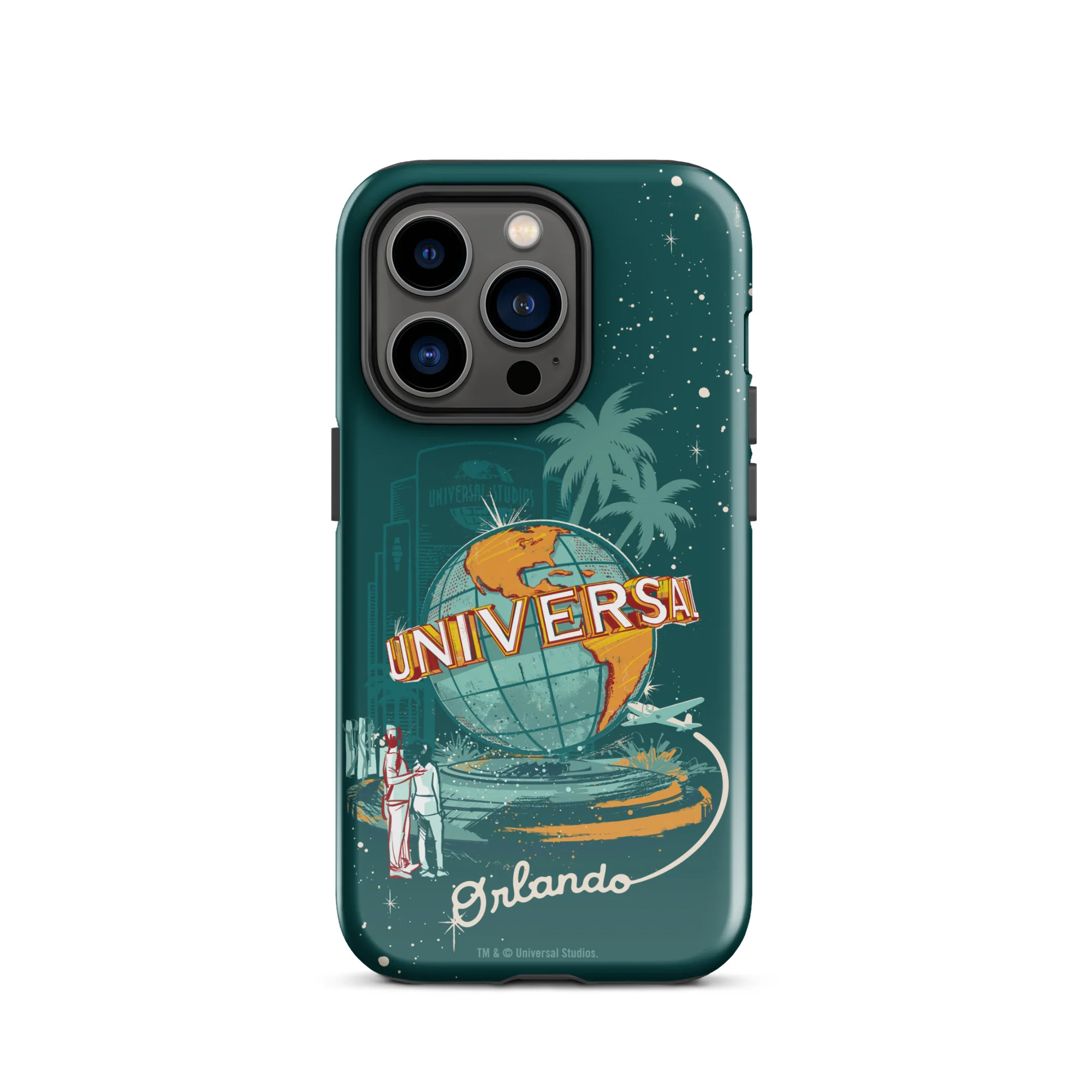 Universal Orlando Resort Vintage Globe iPhone Tough Case 17 Universal Orlando Resort Vintage Globe iPhone Tough Case