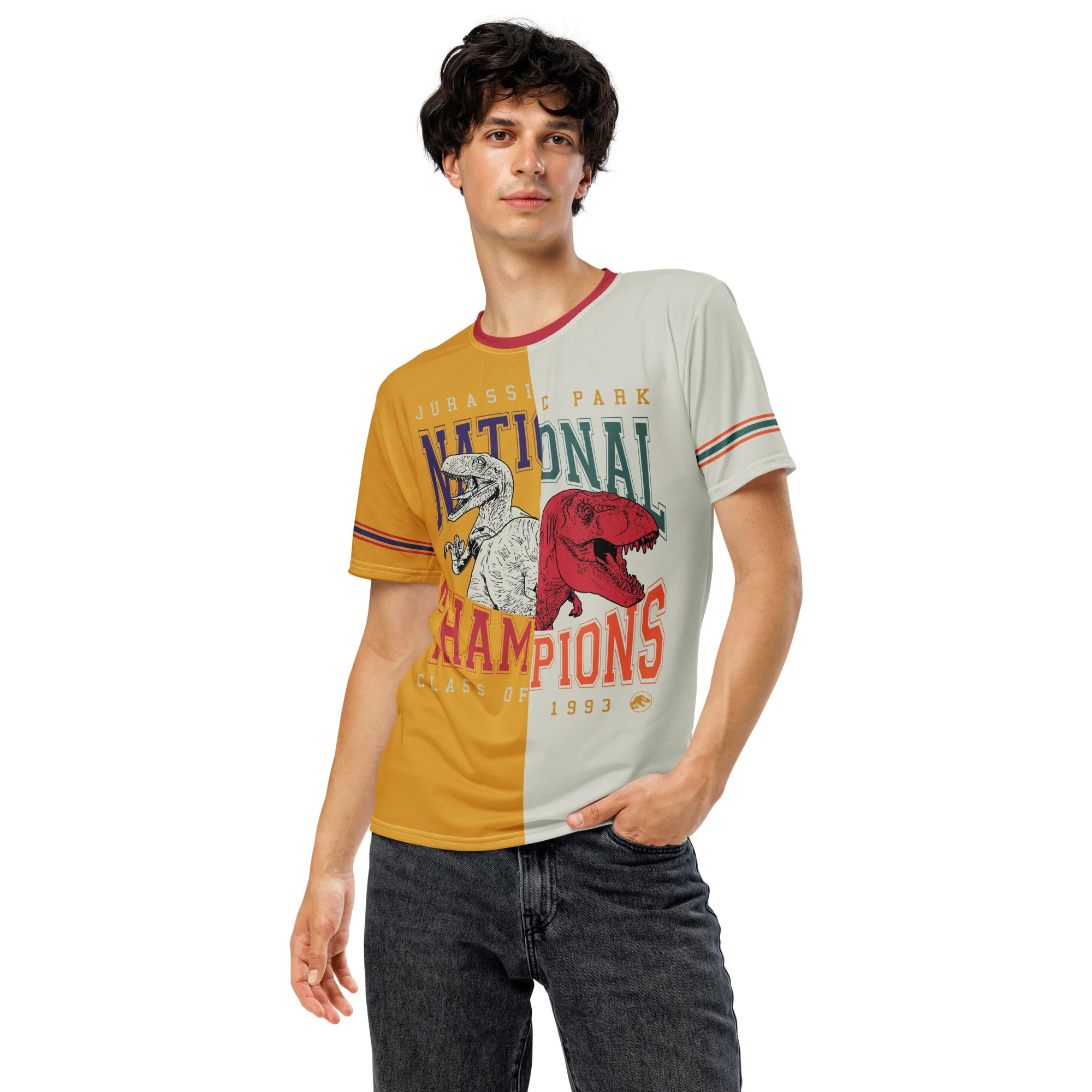 Jurassic Park Retro Varsity National Champions T-Shirt 3 Jurassic Park Retro Varsity National Champions T-Shirt