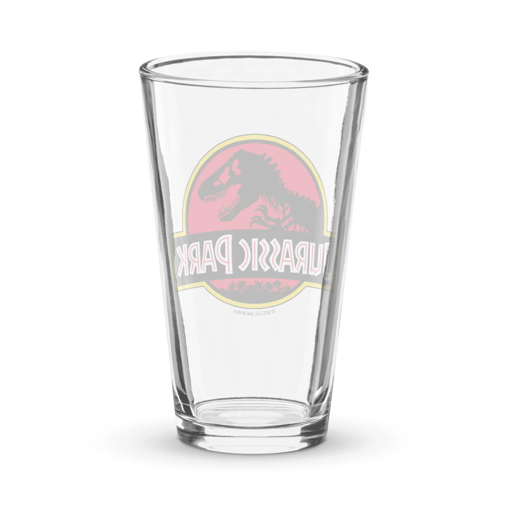 Jurassic Park Logo Pint Glass