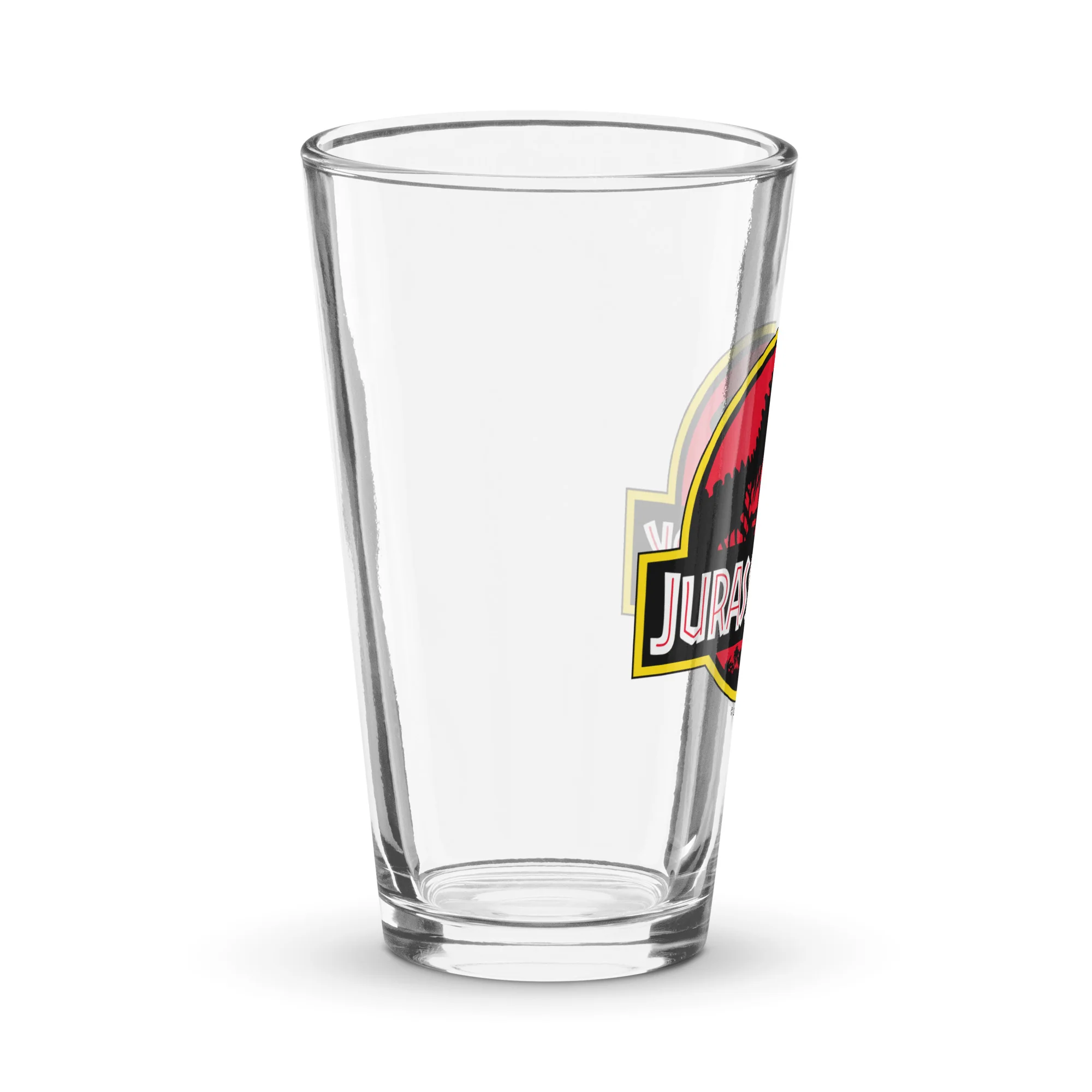 Jurassic Park Logo Pint Glass
