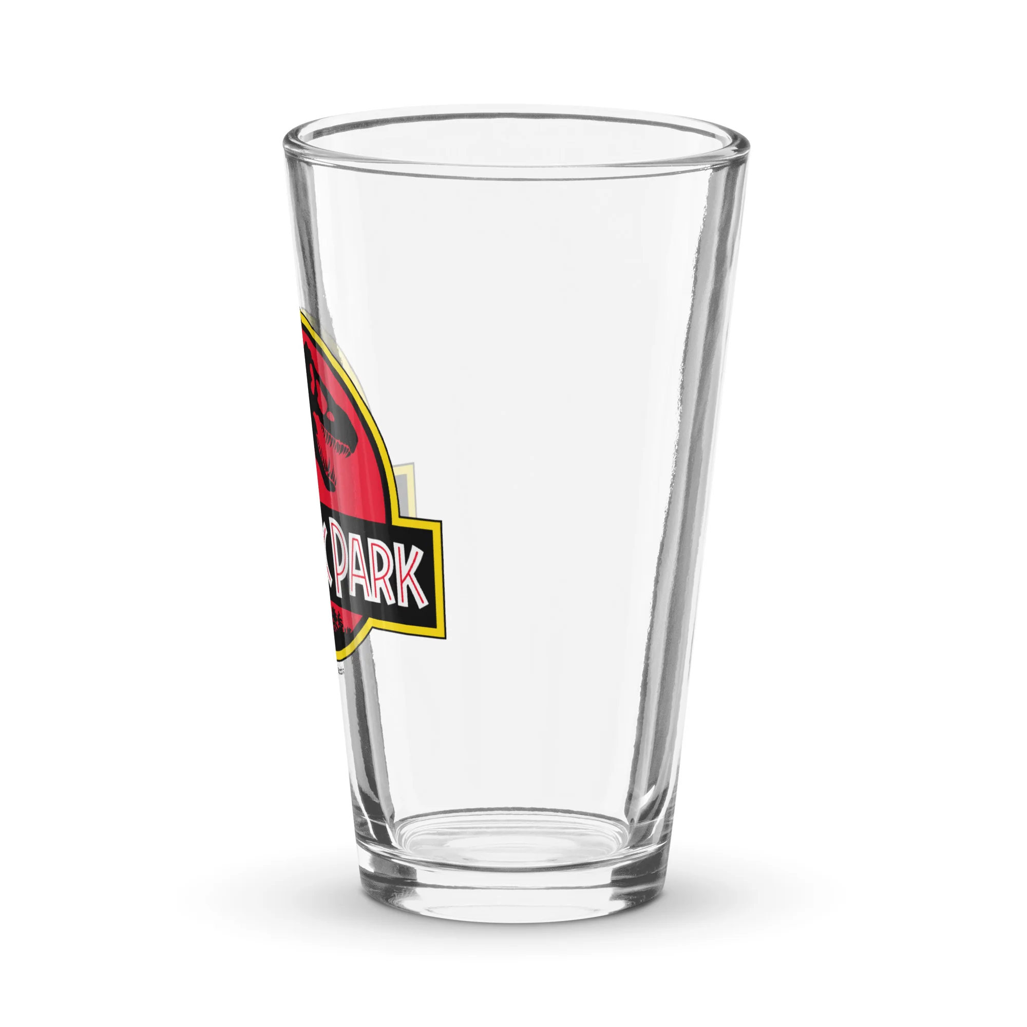 Jurassic Park Logo Pint Glass 4 Jurassic Park Logo Pint Glass