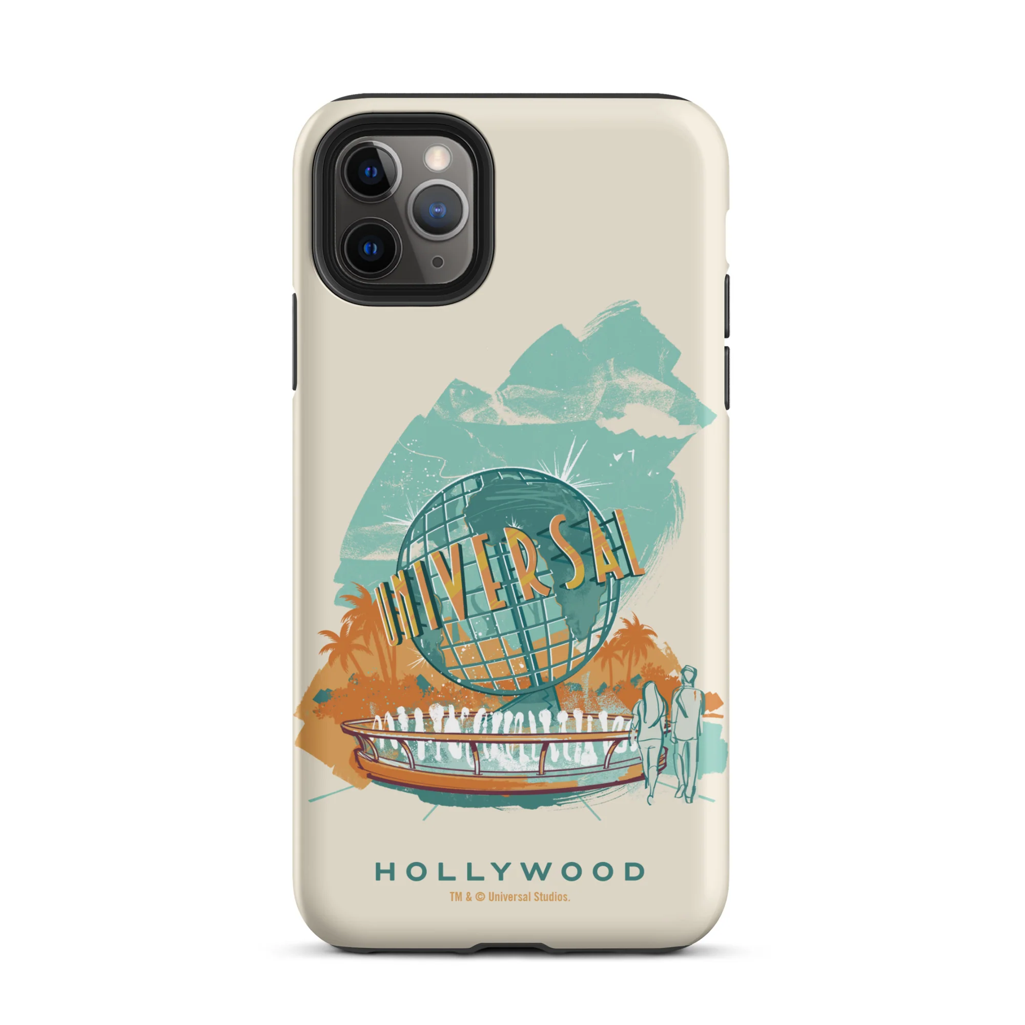 Universal Studios Hollywood Vintage Globe iPhone Tough Case 5 Universal Studios Hollywood Vintage Globe iPhone Tough Case