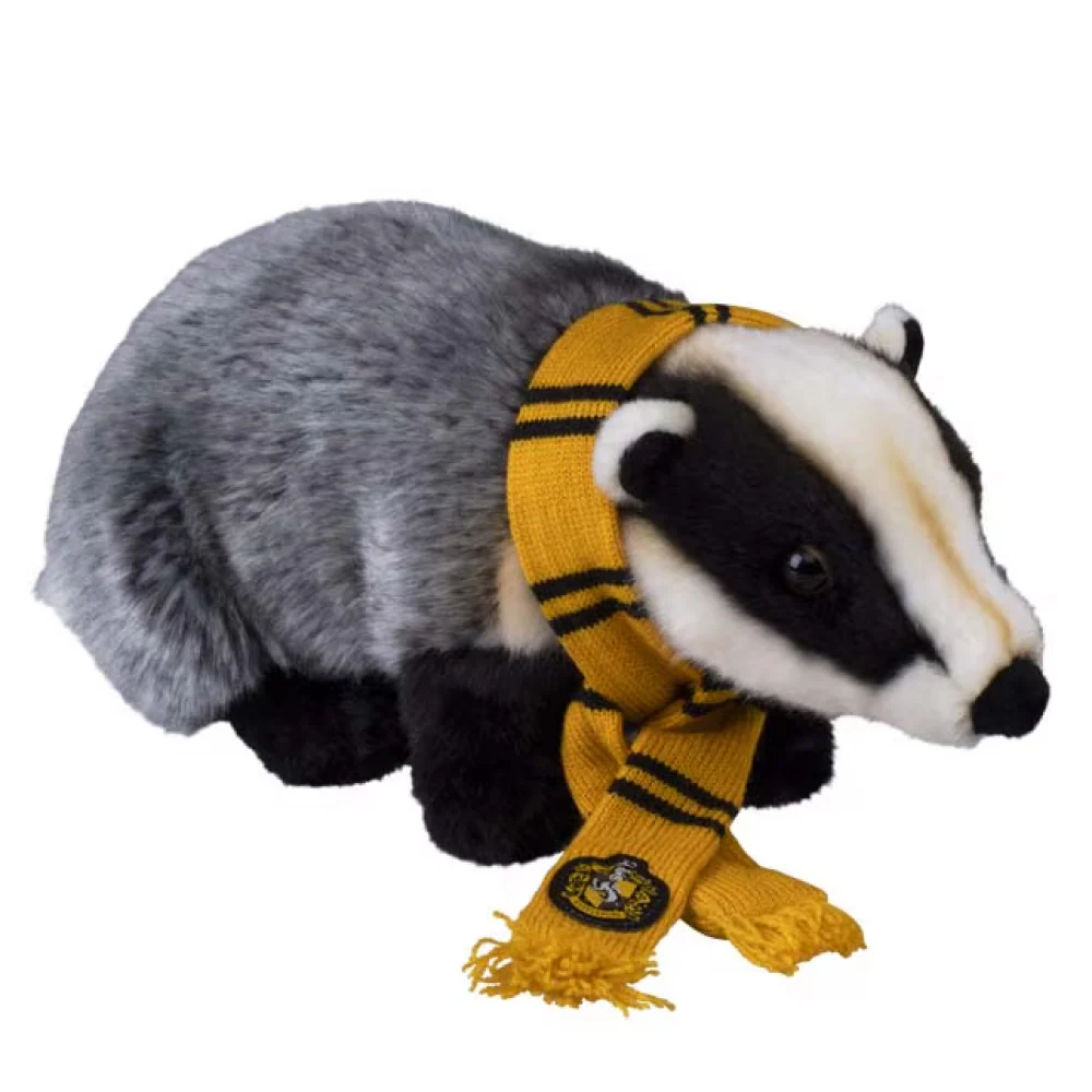 Hufflepuff™ Emblem Plush with House Scarf