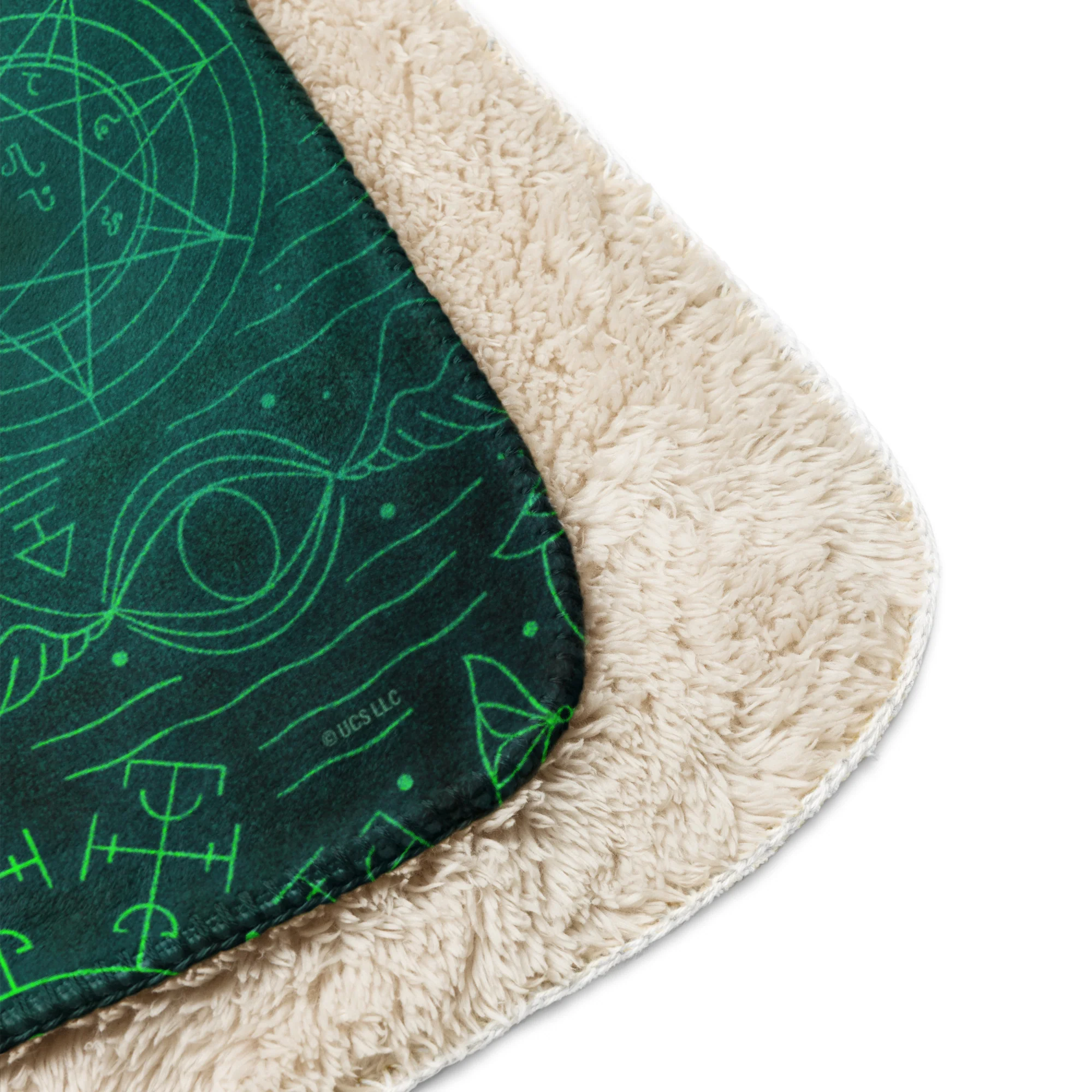 Wicked Elphaba Grimmerie Sherpa Blanket