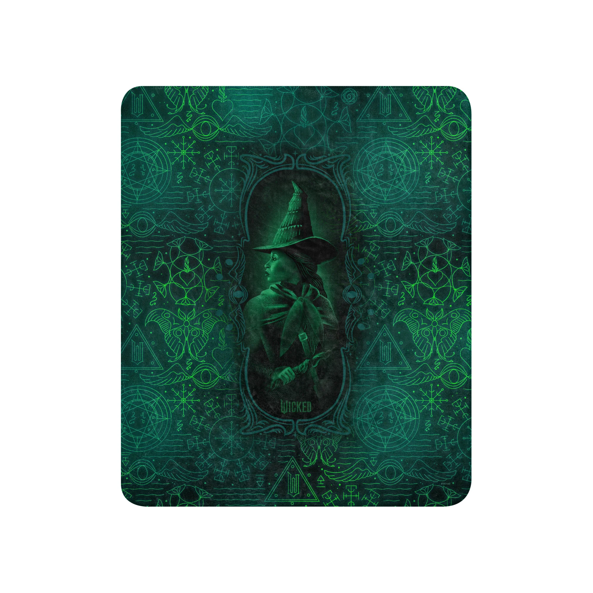 Wicked Elphaba Grimmerie Sherpa Blanket 6 Wicked Elphaba Grimmerie Sherpa Blanket