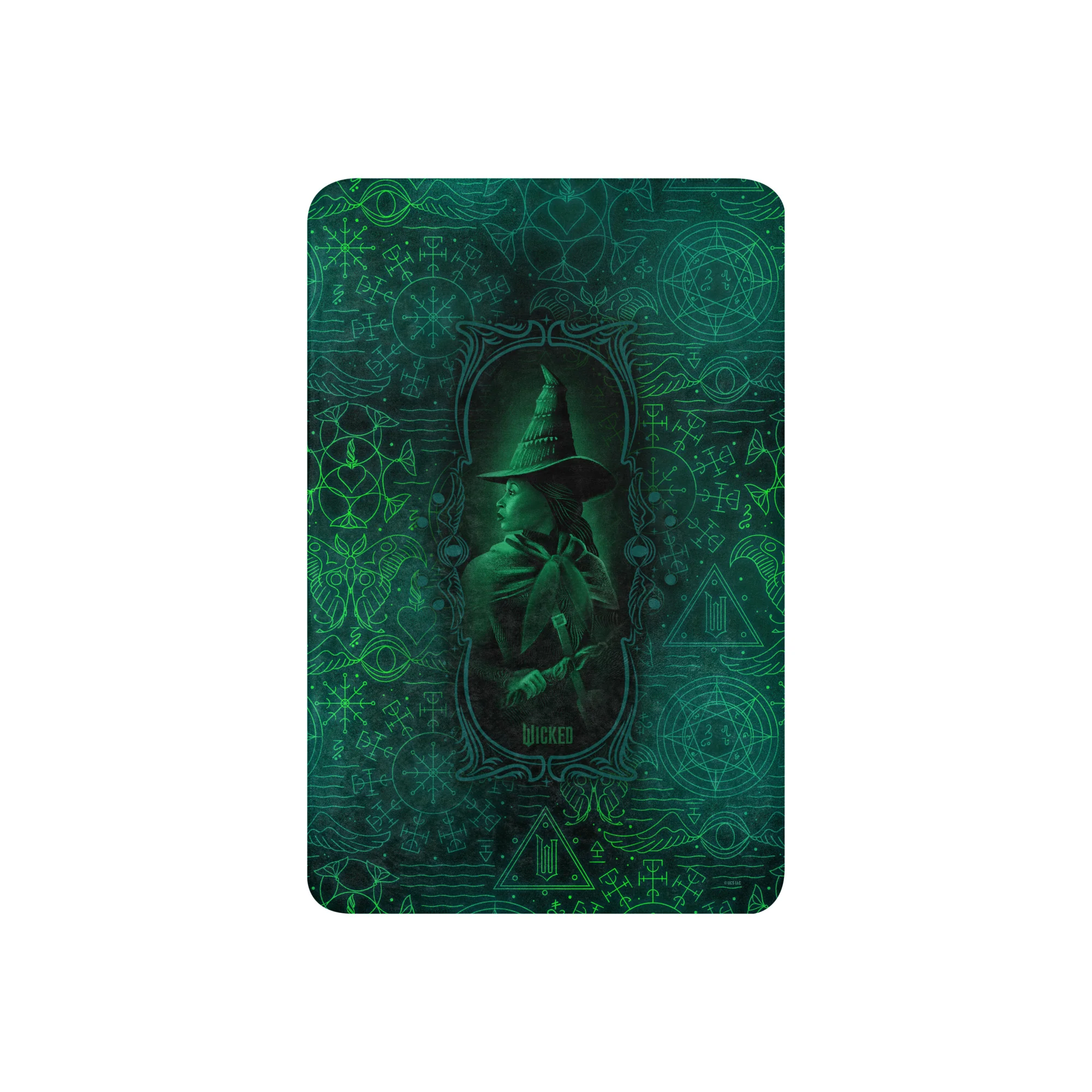Wicked Elphaba Grimmerie Sherpa Blanket 8 Wicked Elphaba Grimmerie Sherpa Blanket