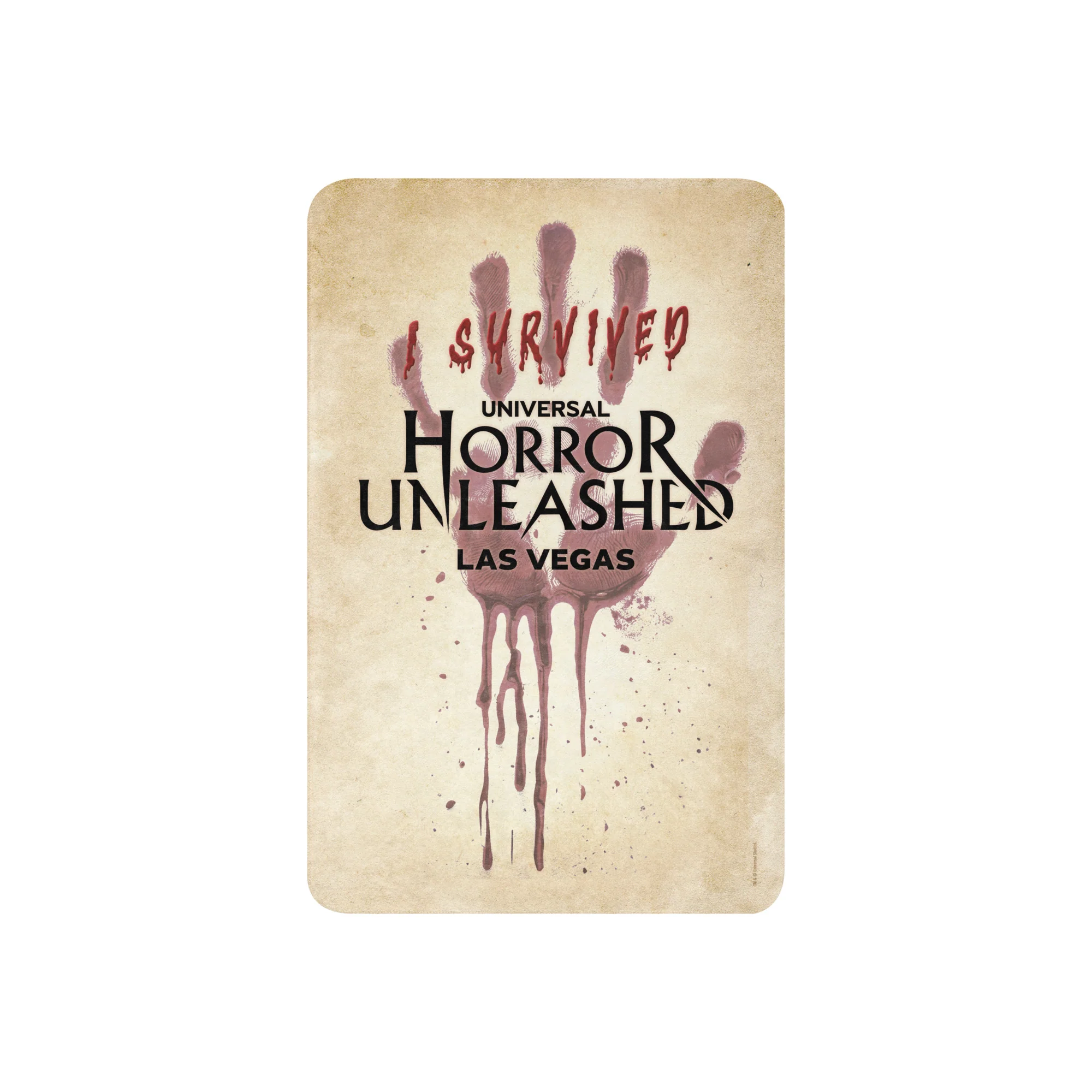 Universal Horror Unleashed I Survived Sherpa Blanket 8 Universal Horror Unleashed I Survived Sherpa Blanket