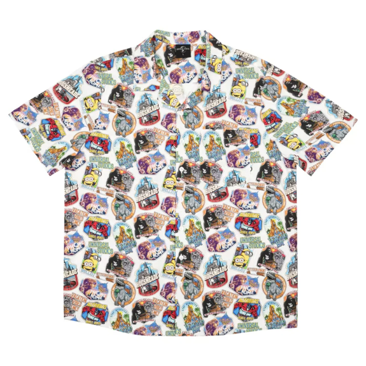 Universal Studios Collage Button-Up Shirt