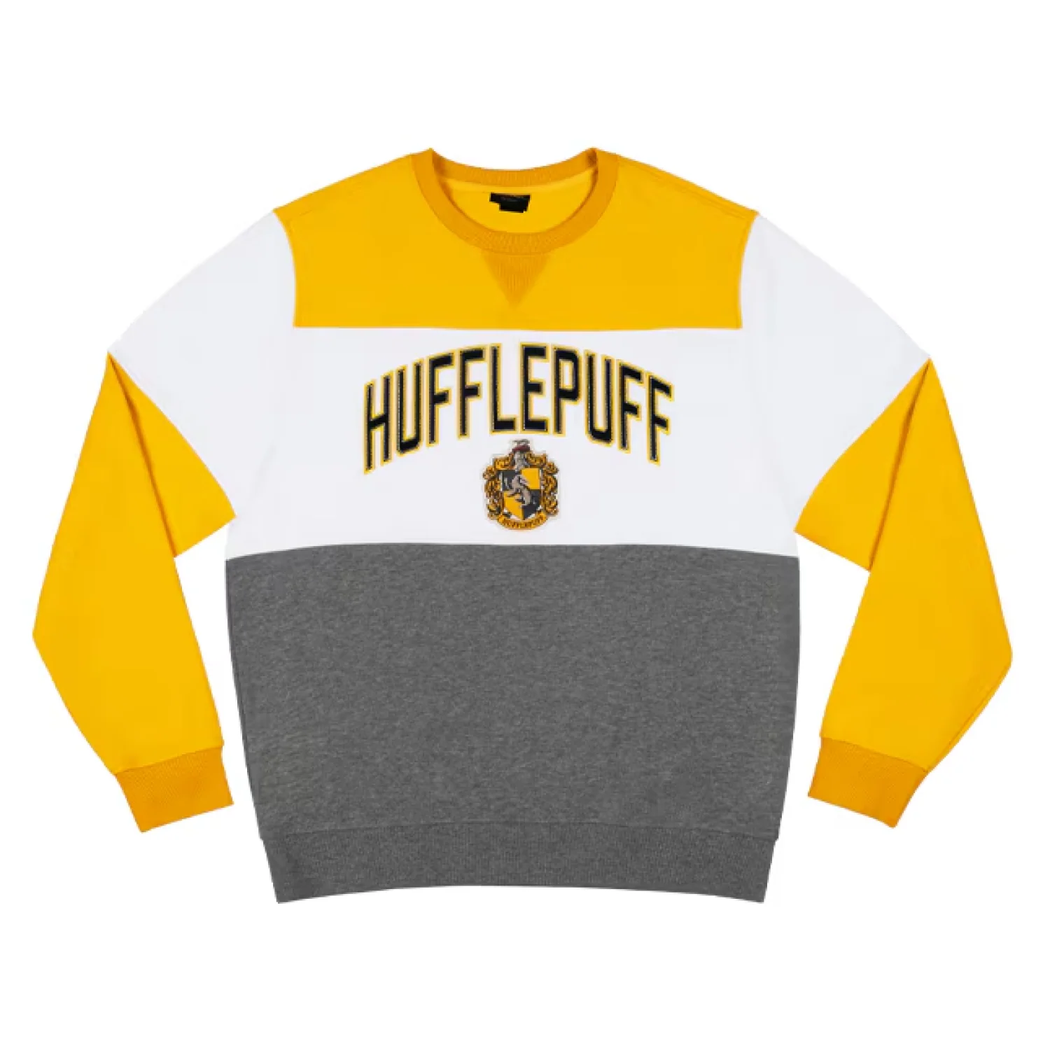 Hufflepuff™ Color Block Crew Neck Sweatshirt