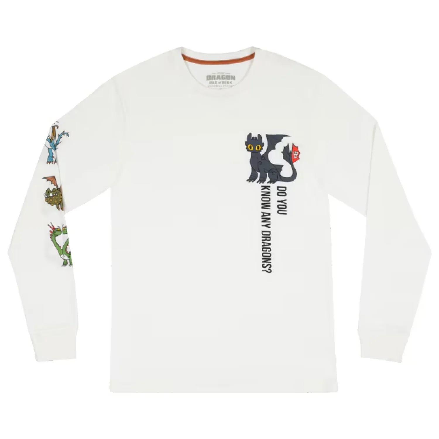 How To Train Your Dragon Primitive Toothless Long Sleeve T-Shirt