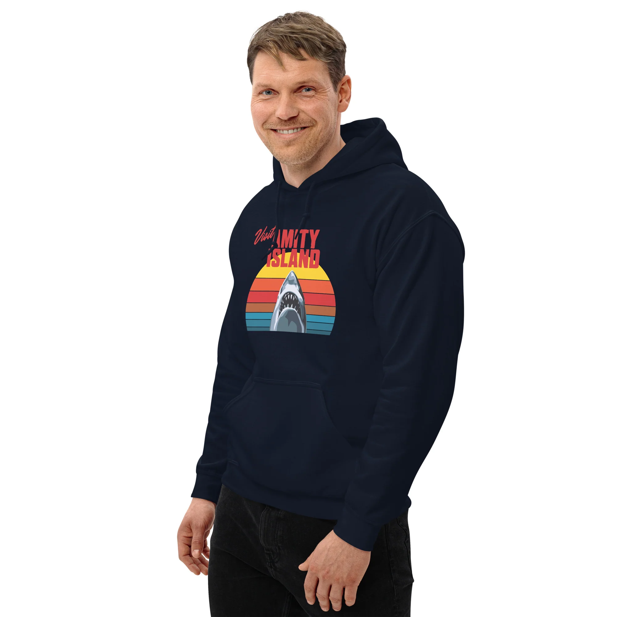 Jaws 50th Anniversary Visit Amity Island Hoodie