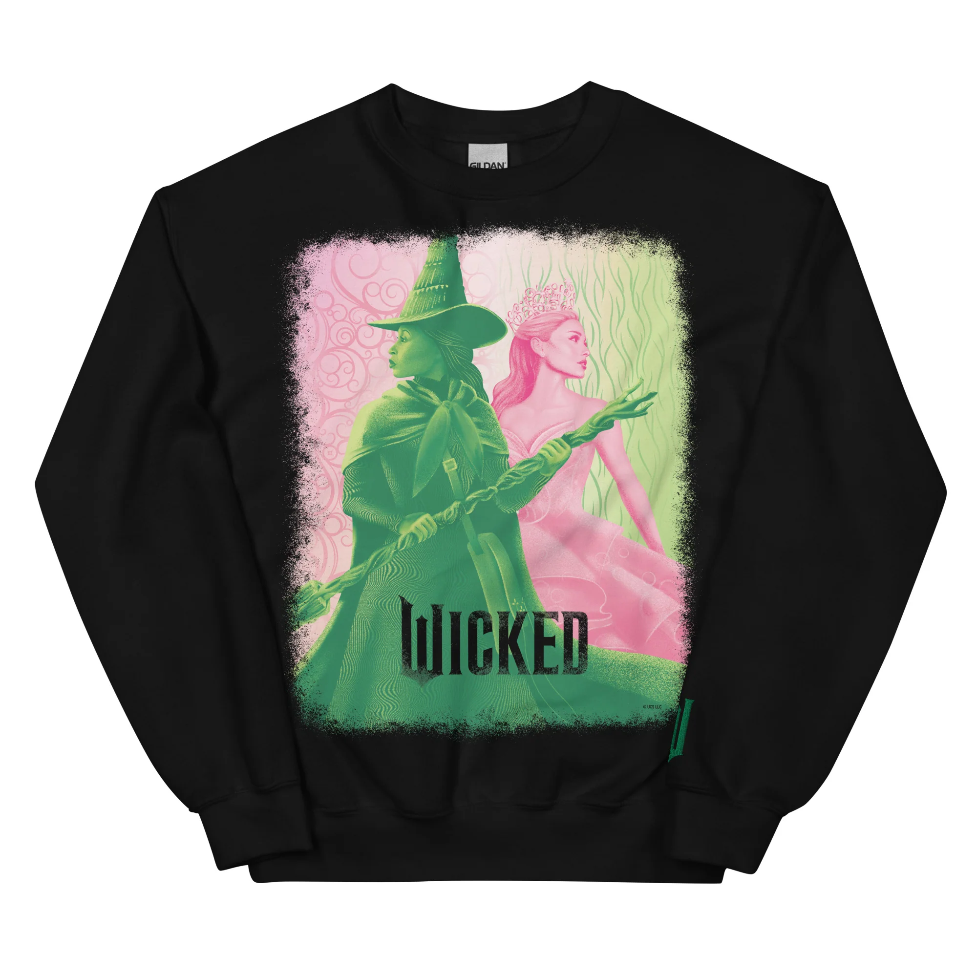 Wicked Elphaba & Glinda Crewneck Sweatshirt 6 Wicked Elphaba & Glinda Crewneck Sweatshirt