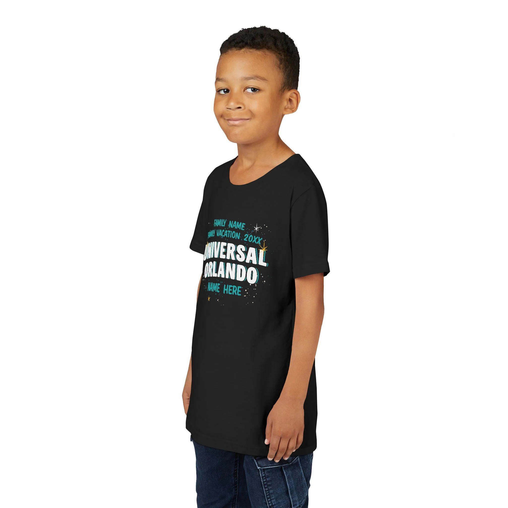 Universal Orlando Resort Family Vacation Personalized Youth T-Shirt
