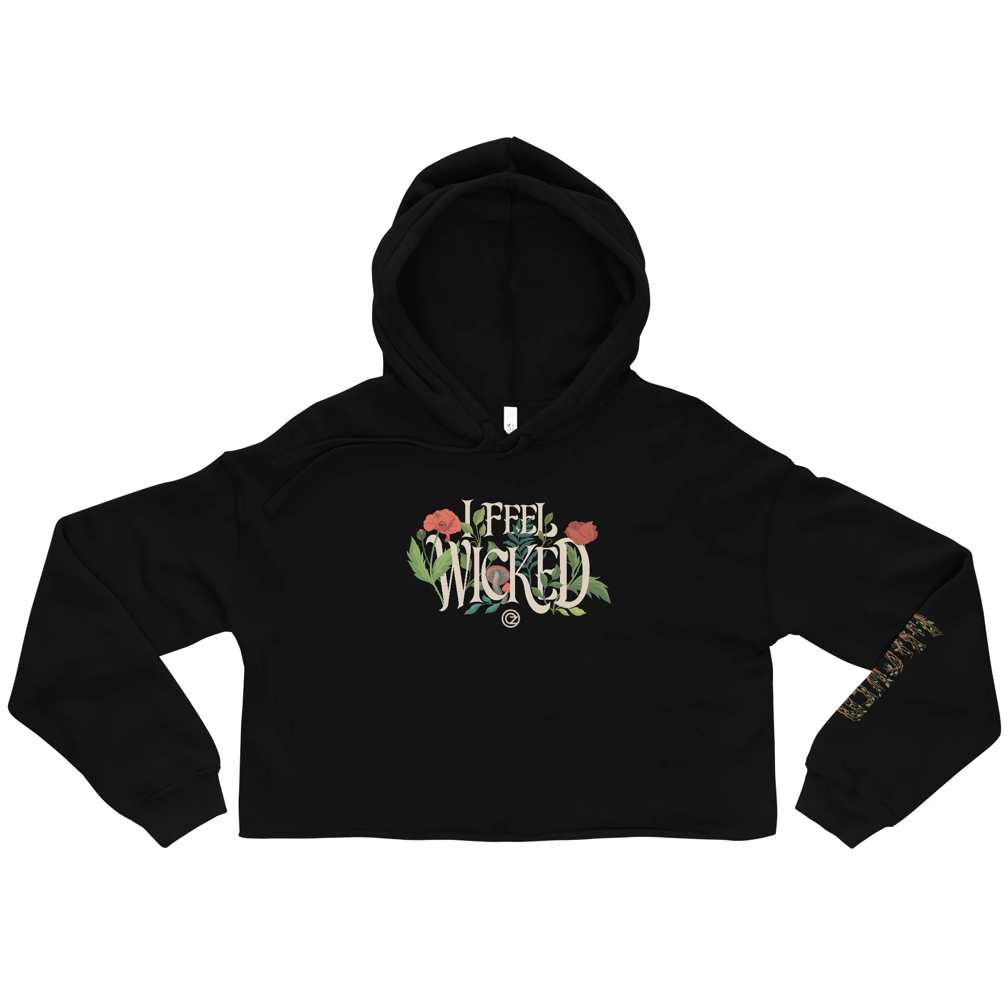 Wicked: For Good Cropped Hoodie "I Feel Wicked"