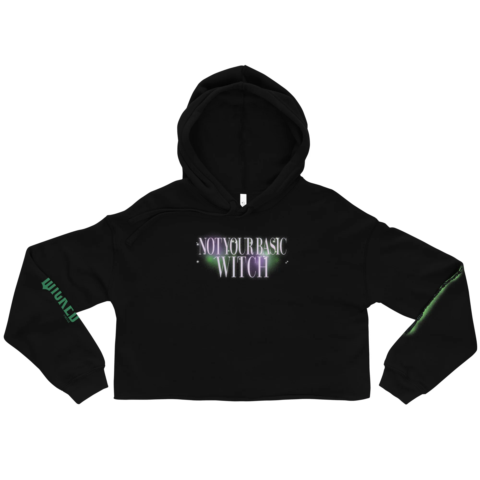 Wicked Not Your Basic Witch Women's Cropped Hoodie