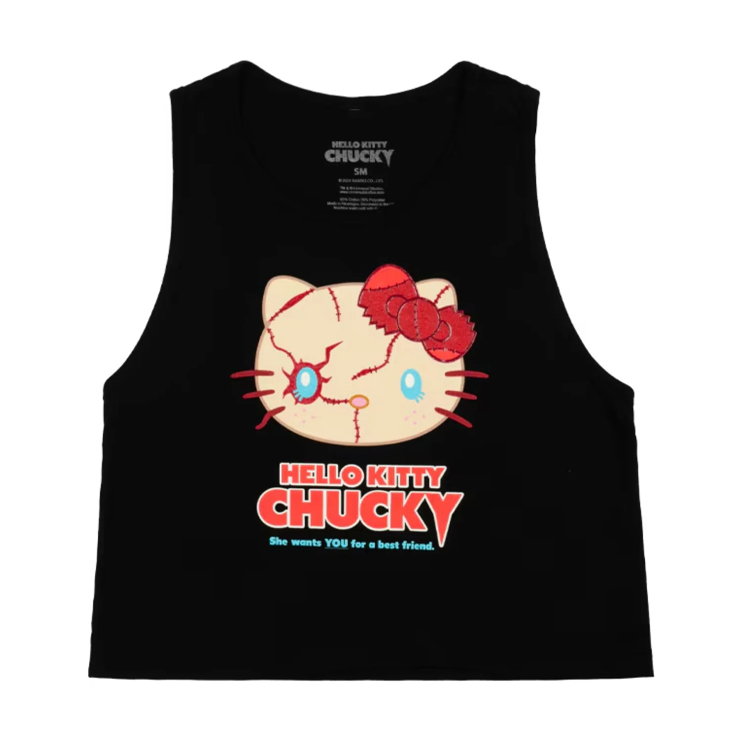 Hello Kitty® Chucky Cropped Tank Top