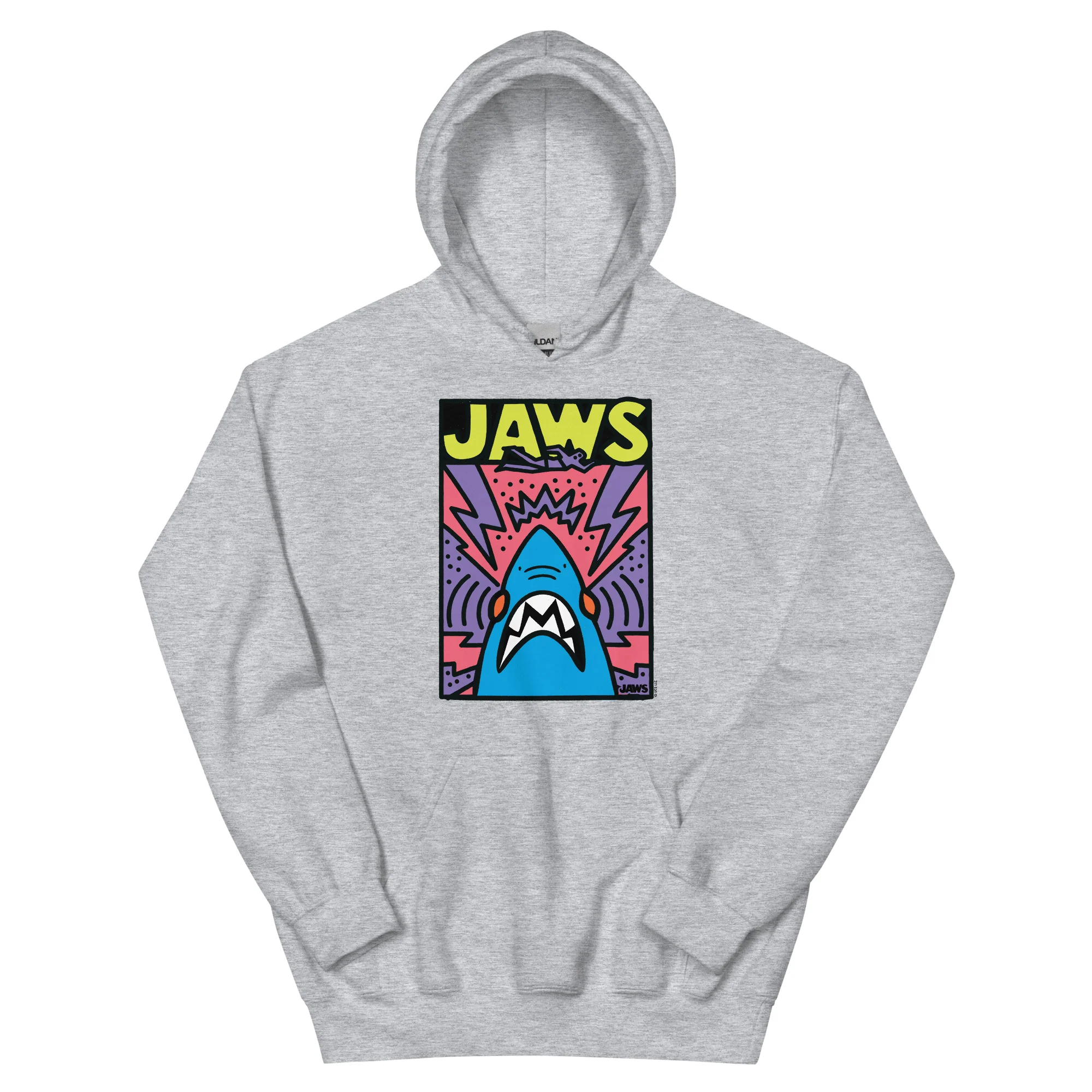 Jaws Movie Poster Doodle Hoodie