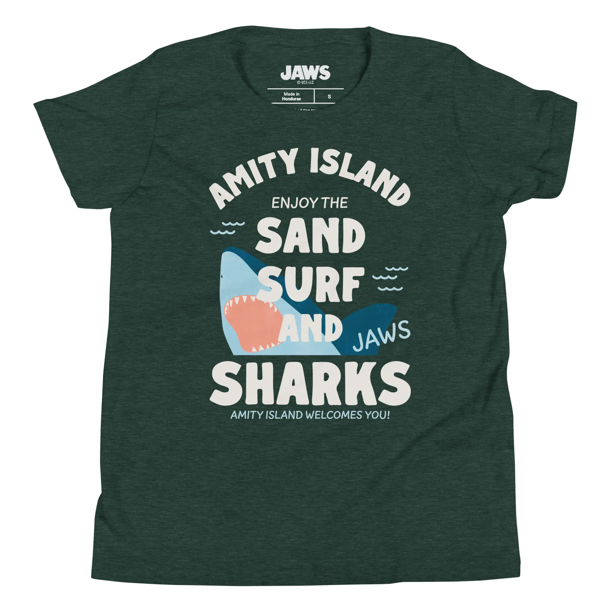 Jaws Sand Surf & Sharks Youth T-Shirt