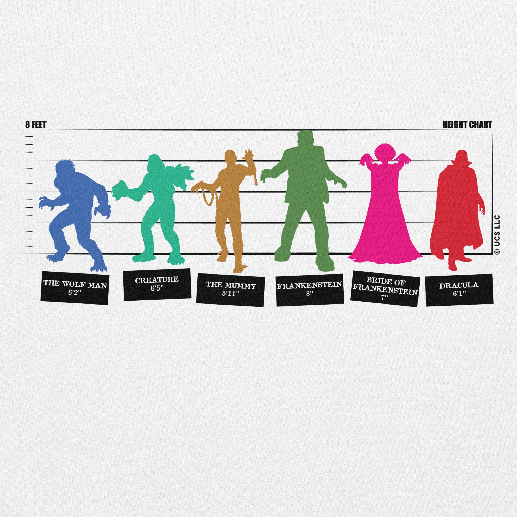 Universal Monsters Line Up Hoodie