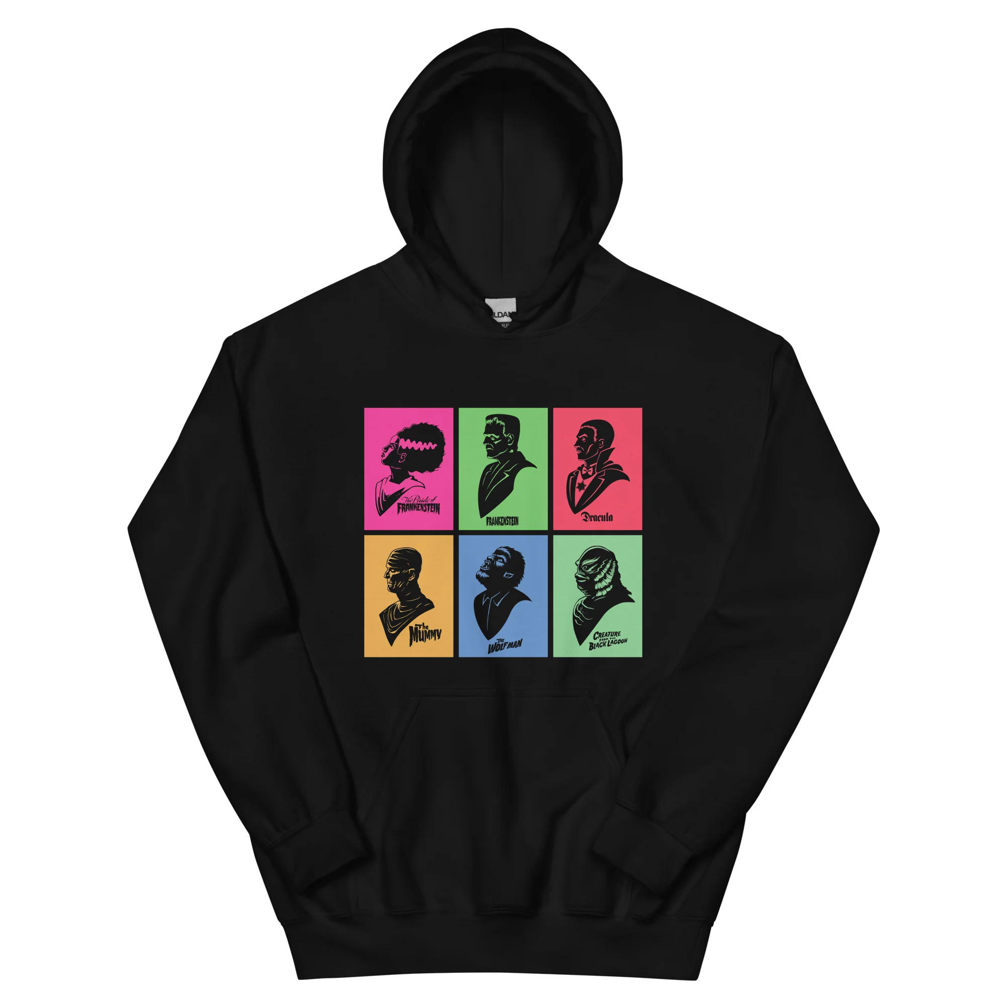 Universal Monsters Mash Up Grid Hoodie