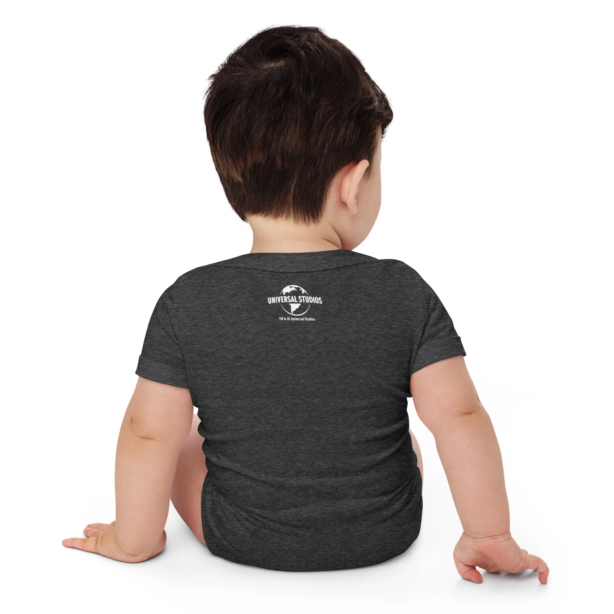 Universal Studios Hollywood Vintage Globe Personalized Baby Bodysuit 4 Universal Studios Hollywood Vintage Globe Personalized Baby Bodysuit