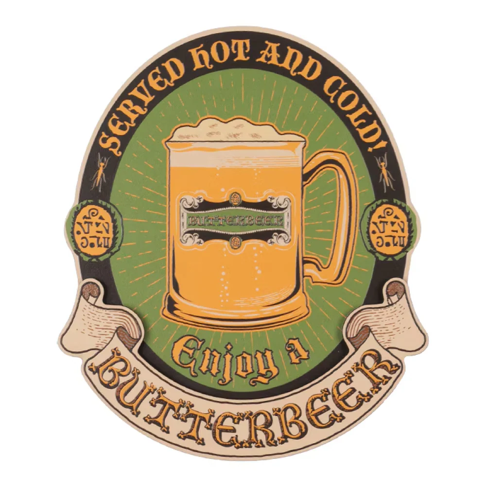 Enjoy a Butterbeer™ Wooden Sign