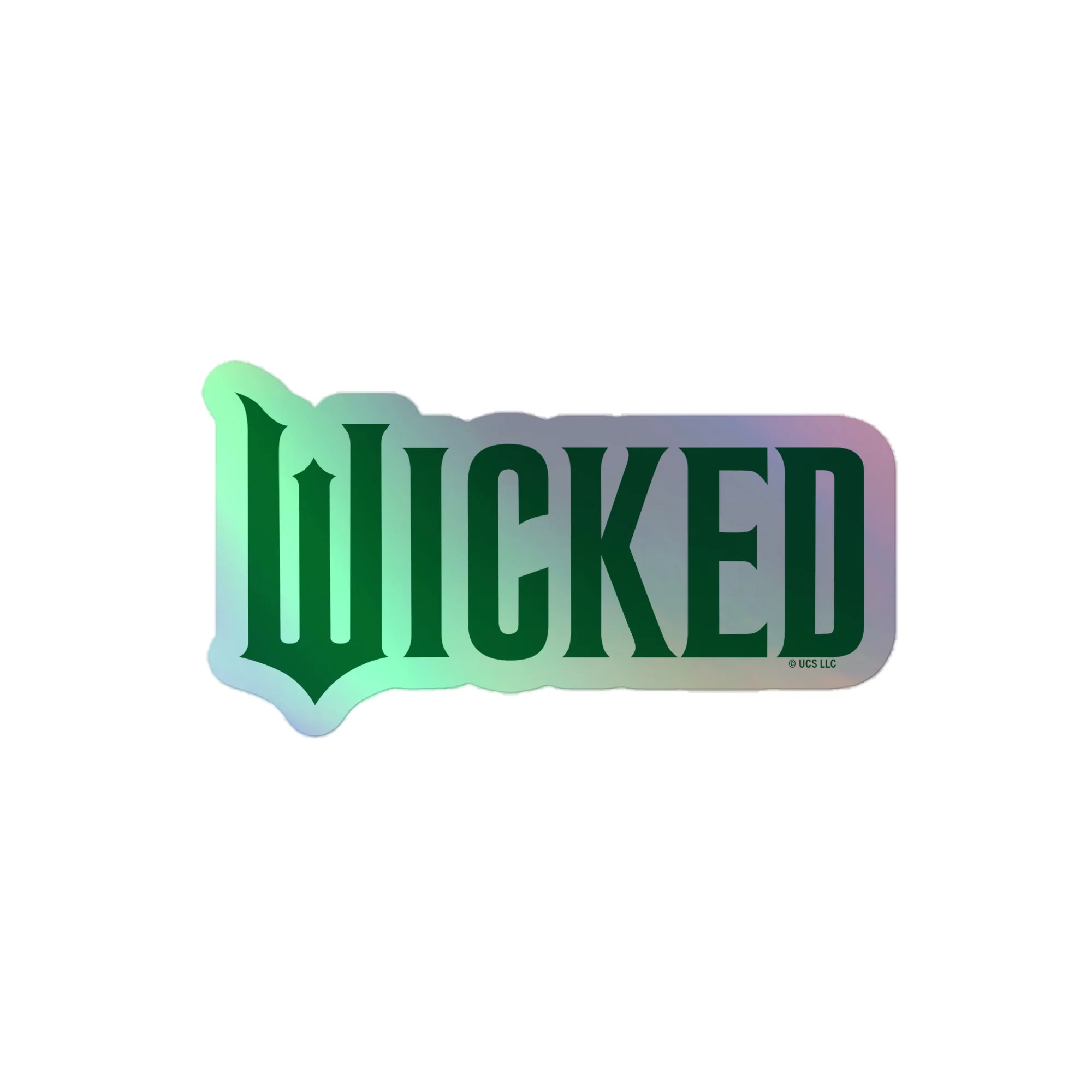 Wicked Logo Holographic Sticker