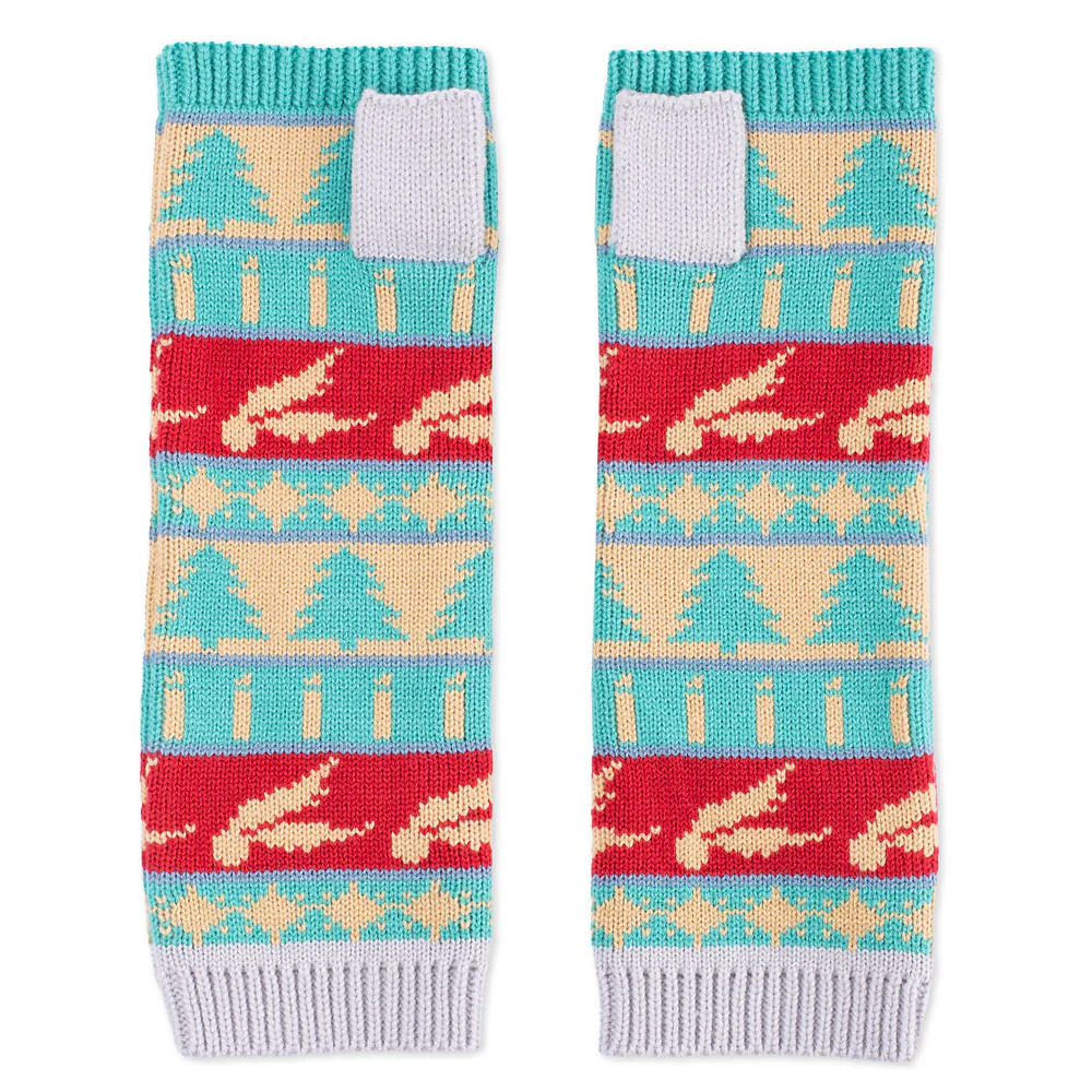 Harry Potter™ Holiday Fingerless Gloves Hogwarts™ Crest