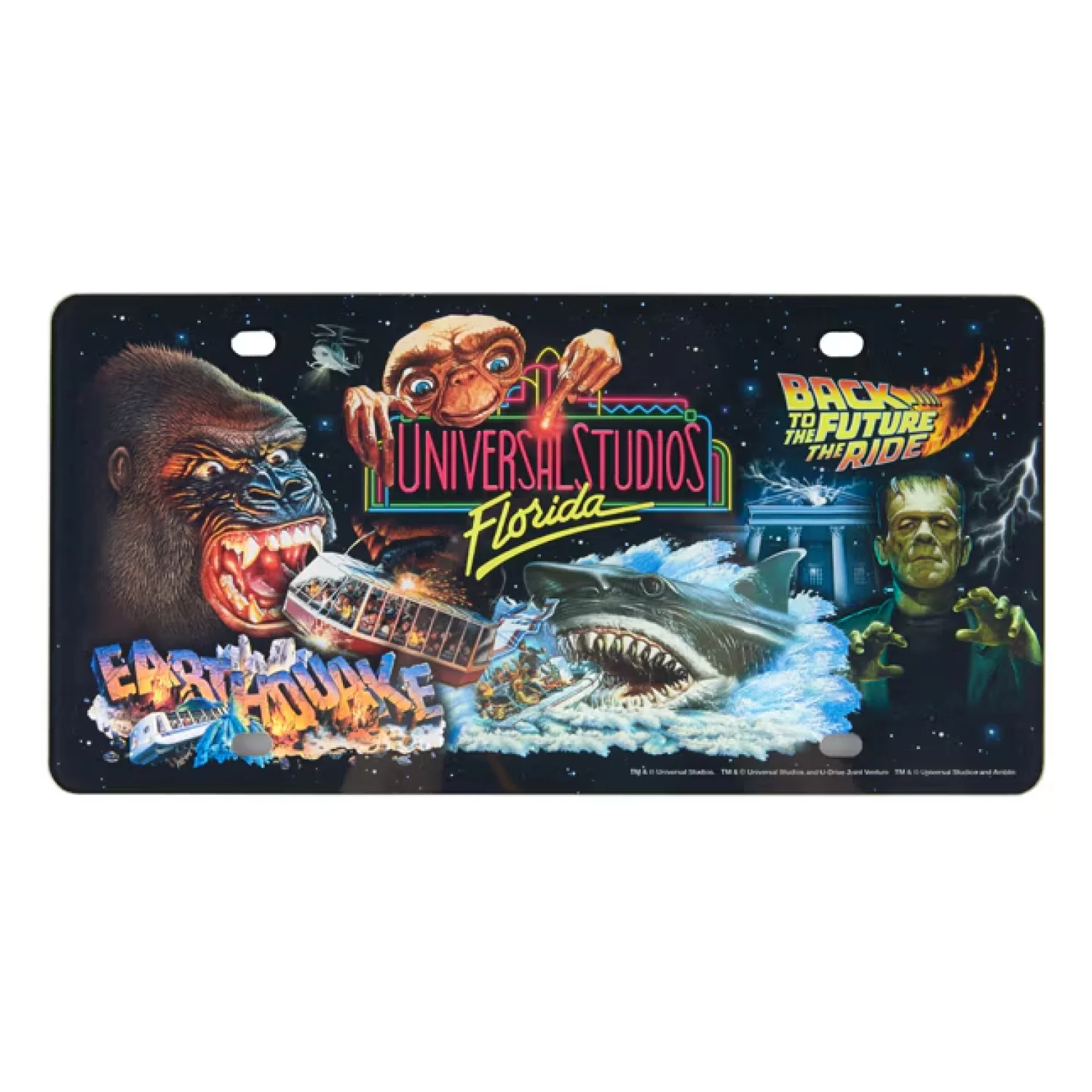Universal Studios Florida Retro Marquee License Plate