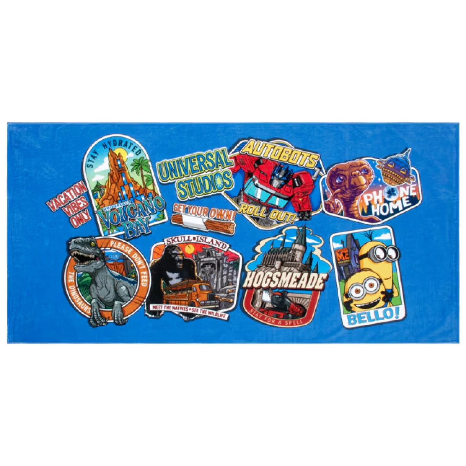Universal Studios Collage Beach Towel
